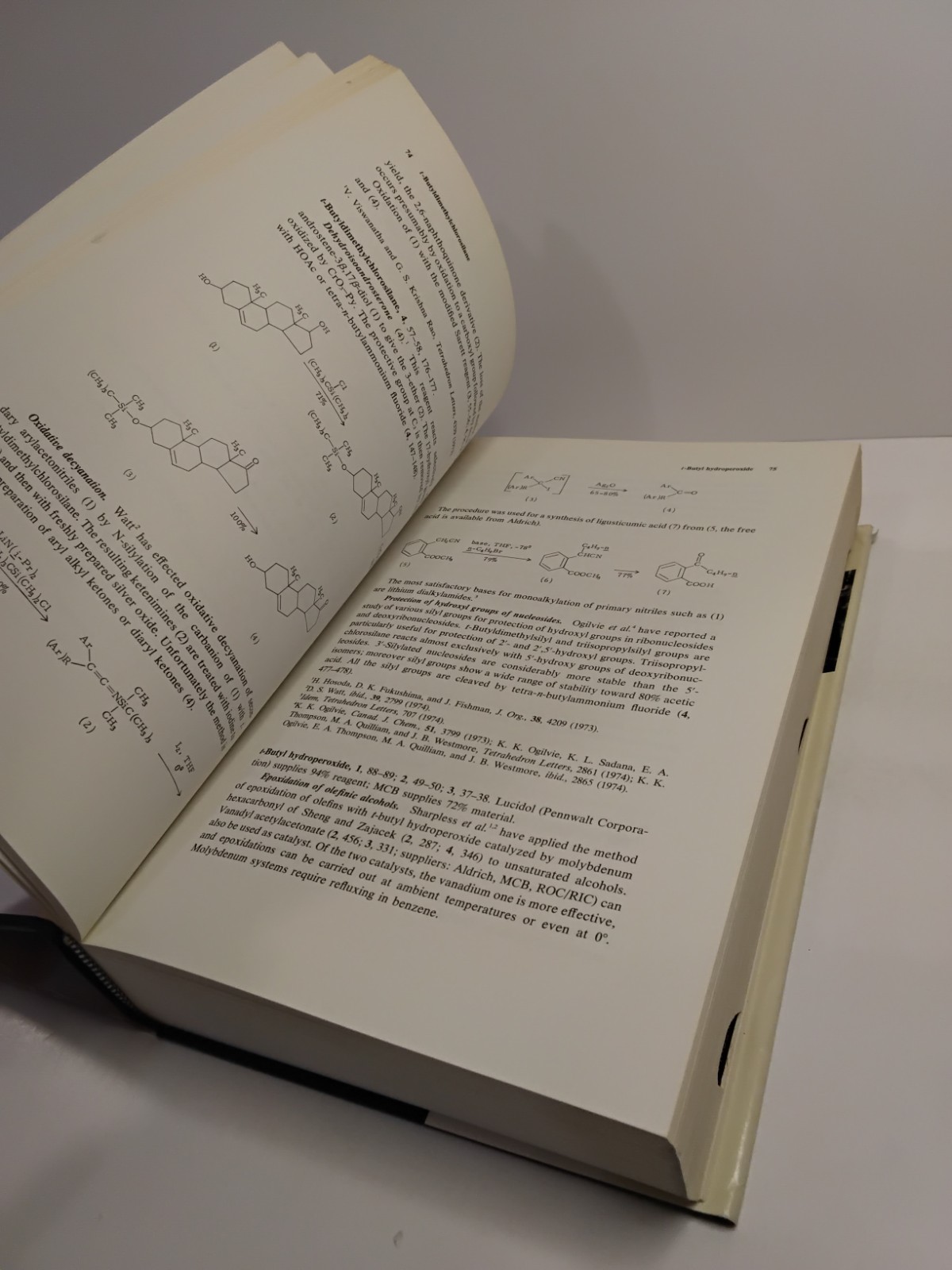 Reagents For Organic Synthesis Vol 5 By Mary & Louis Fieser- HC 1975 J. Wiley