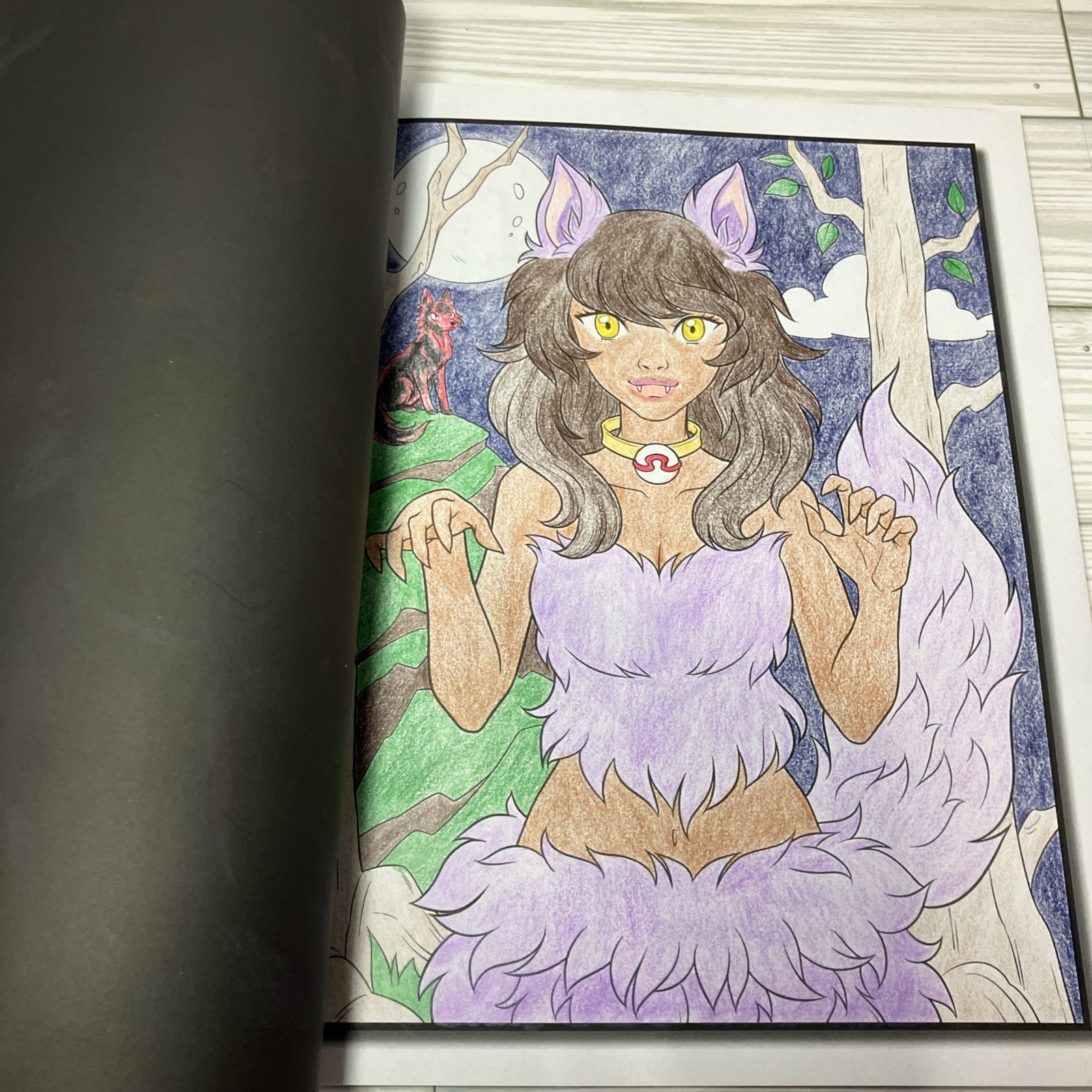 Kawaii Horror Fantasy Coloring Book by Jade Summer Pre-Owned Read Description
