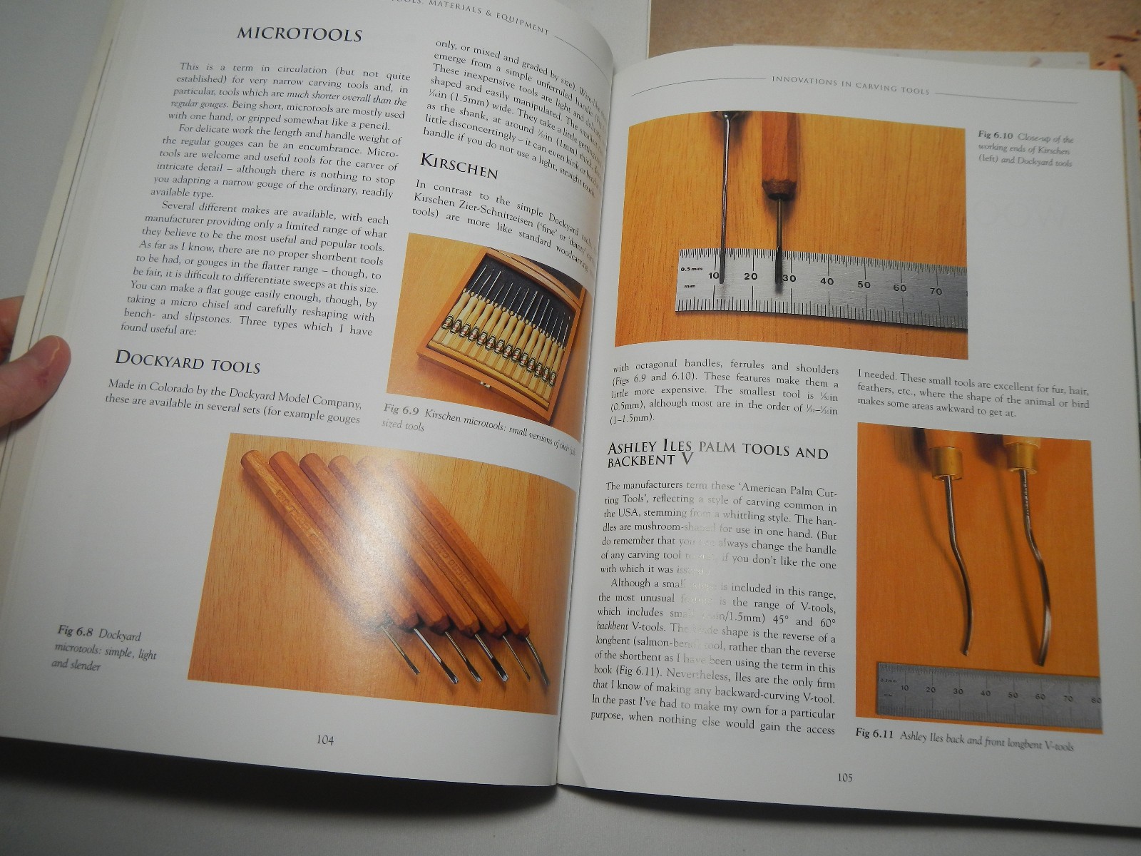 WOODCARVING TOOLS, MATERIALS & EQUIPMENT 2 paperback Books Vol 1 & 2 CHRIS PYE