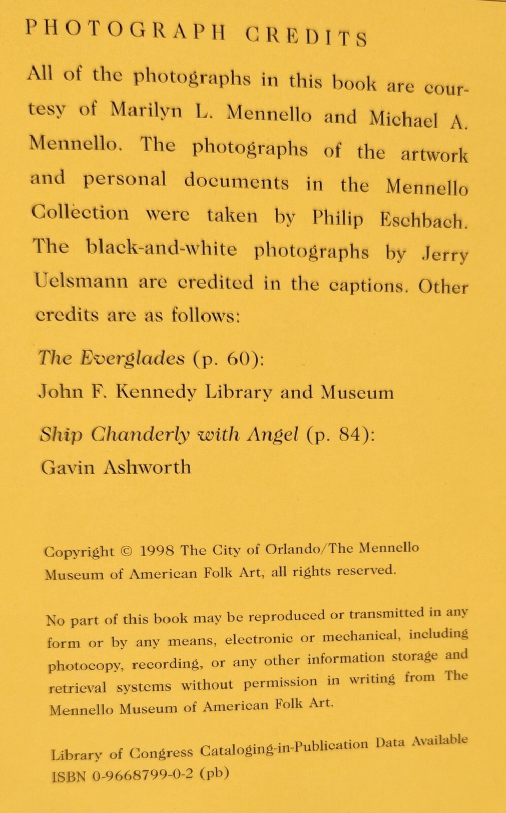 Earl Cunningham Dreams Realized 1998 Trade Paperback 96 Pages – Mennello Museum