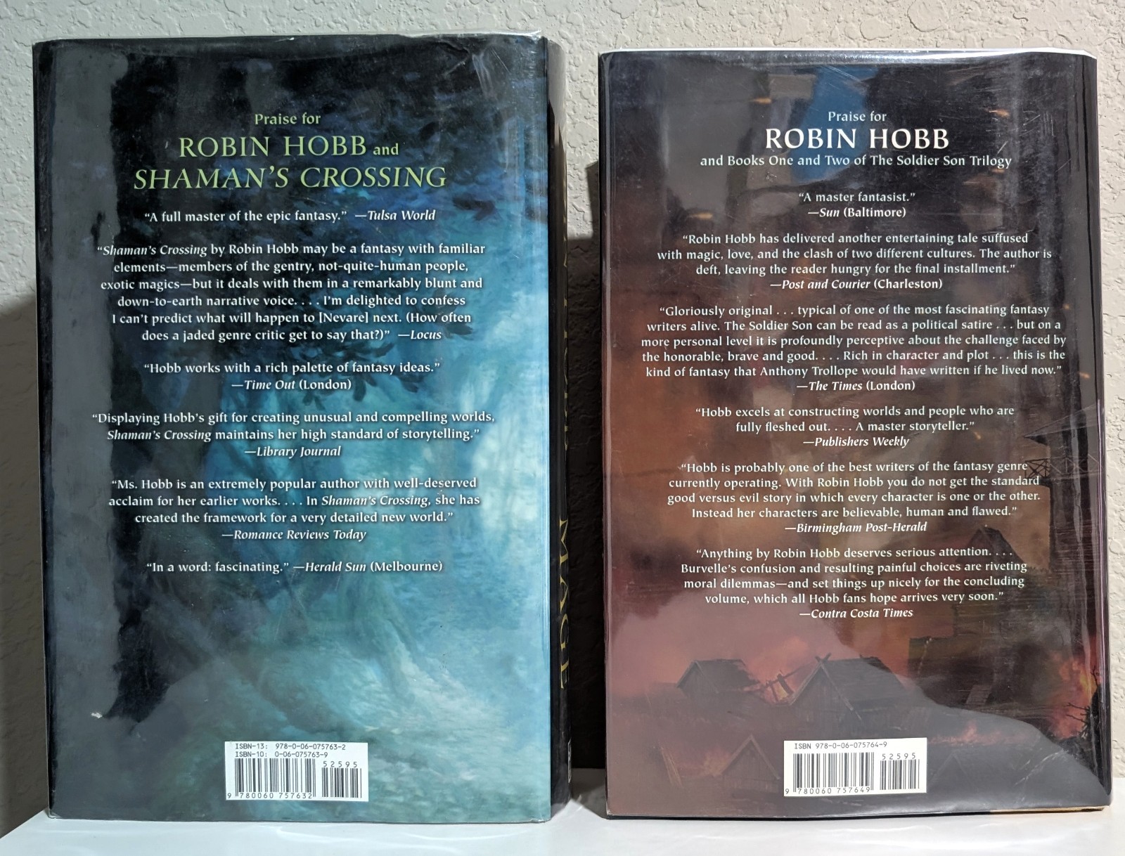 Robin Hobb = FOREST MAGE + RENEGADE’S MAGIC = 2 hardcovers 1st/1st BOTH SIGNED