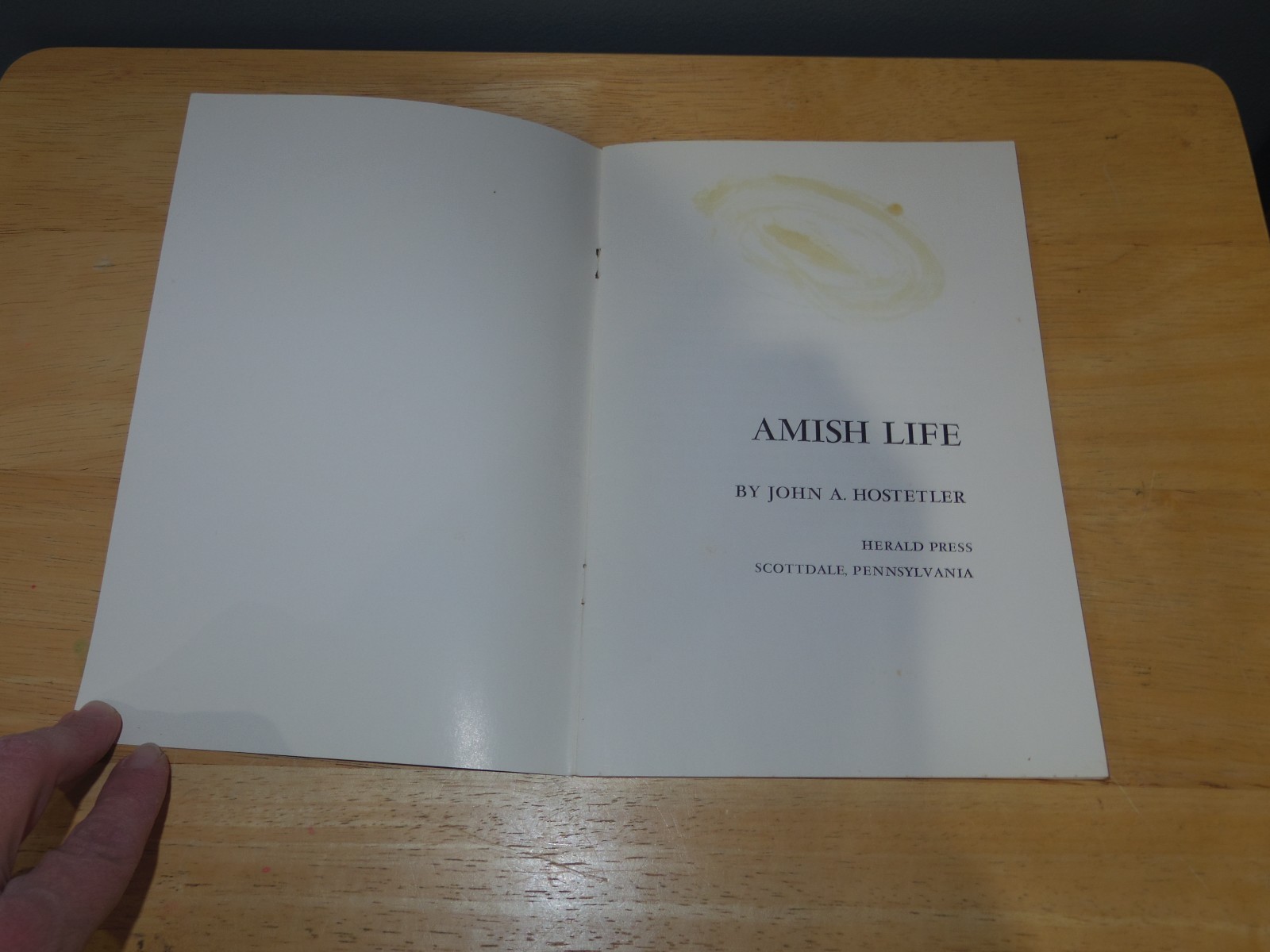 Vintage Amish Life by John A Hostetler (1960, Paperback) – 39 pages – Used/GC