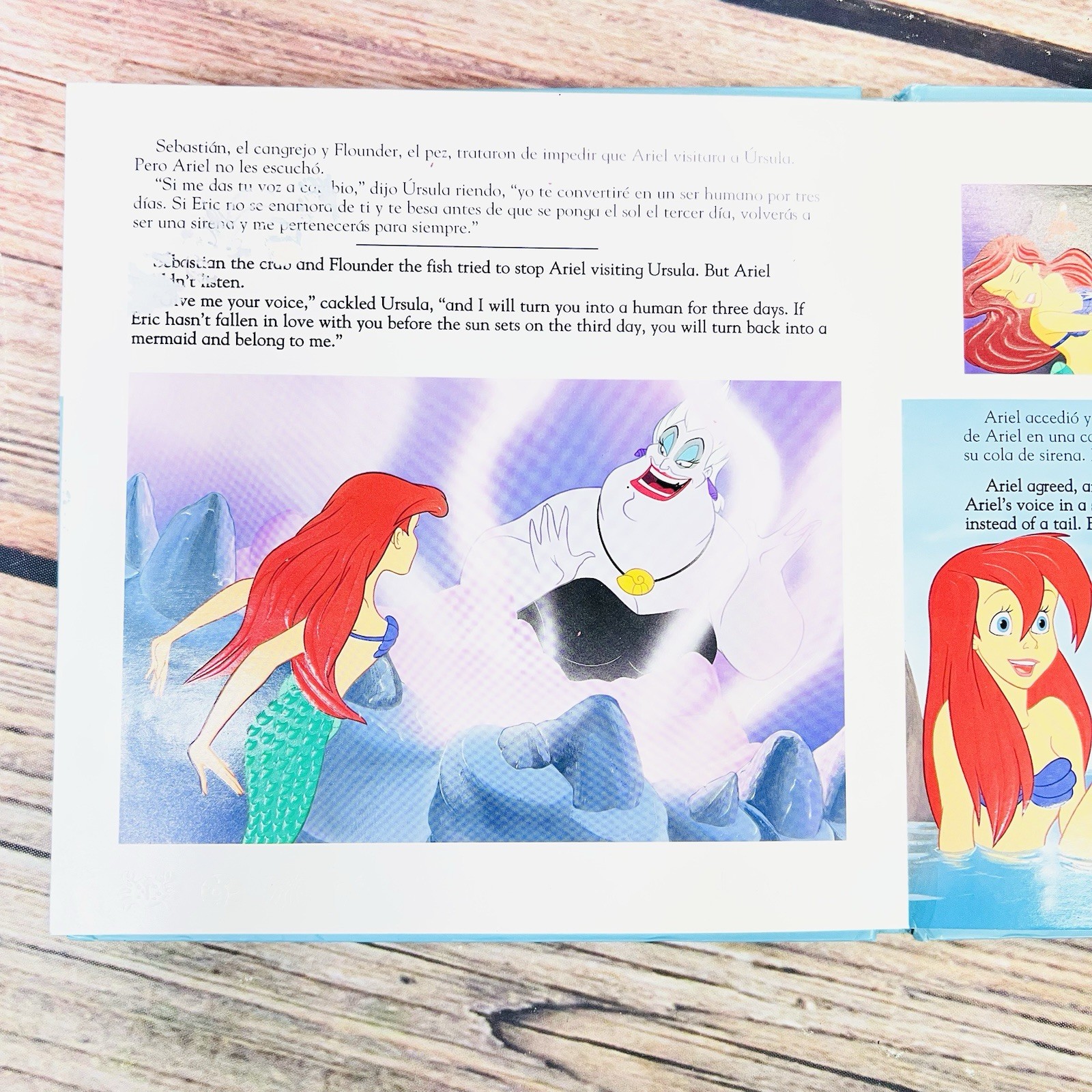 La Sirenita / The Little Mermaid (Libro de Disney en Español & English