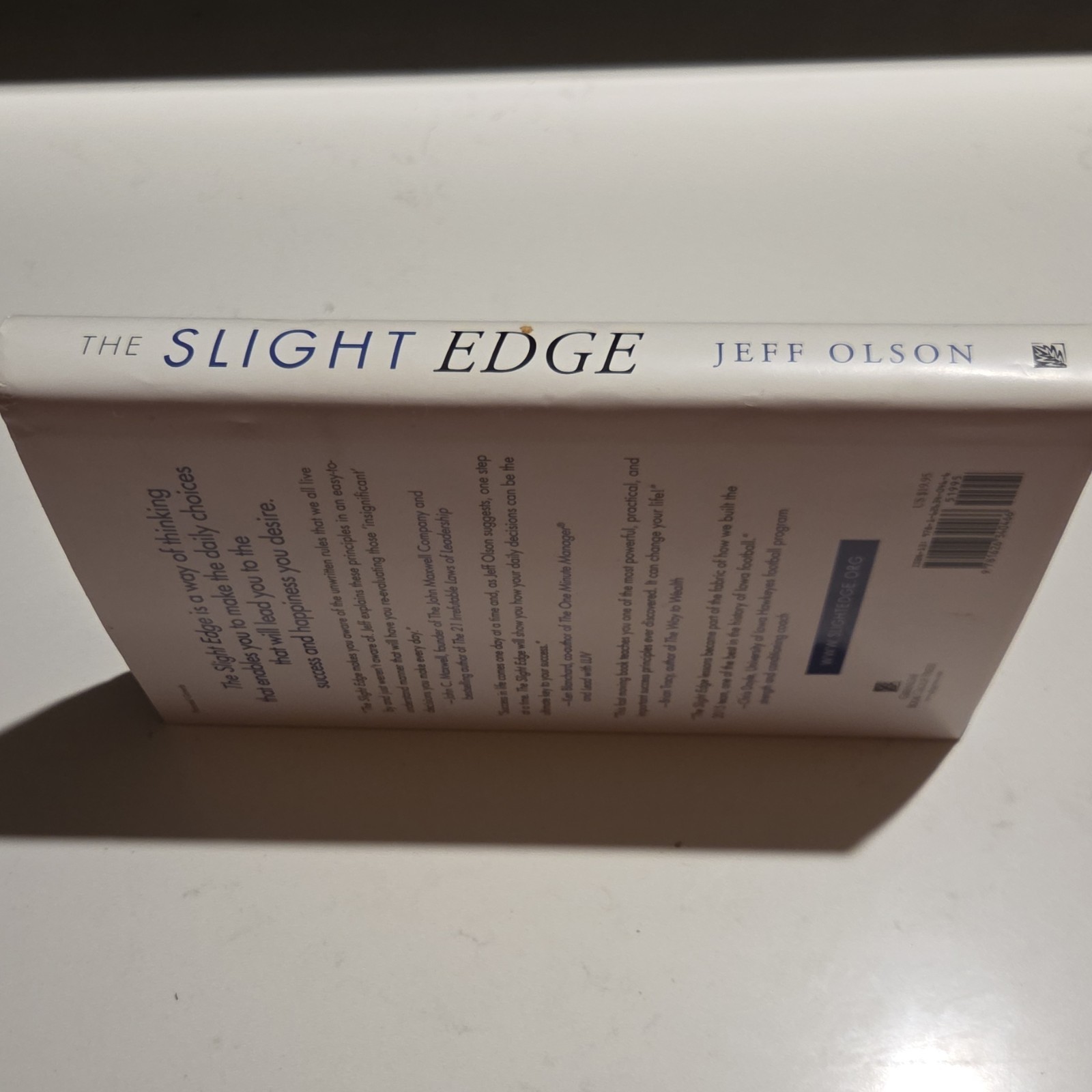 Jeff Olson John David Mann The Slight Edge Hardcover 2013 Greenleaf Self-Help