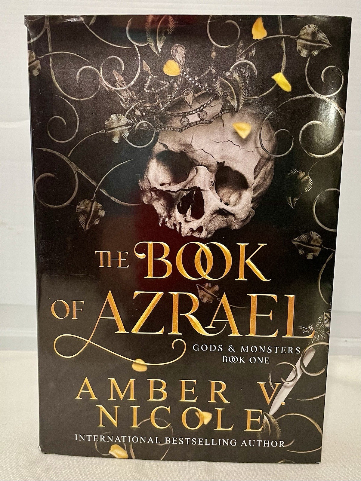 The Book of Azrael Amber V Nicole Deluxe Limited Edition Hardcover Sprayed Edges