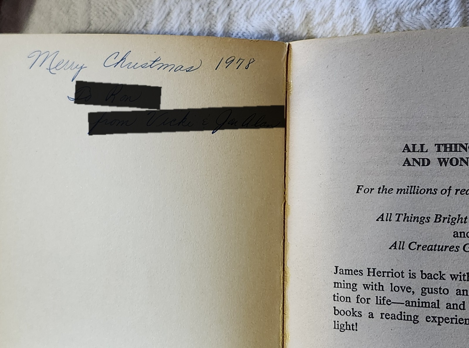 J. Herriot lot 5 PB All Creatures; Wise; Bright; Lord; Every Living Thing