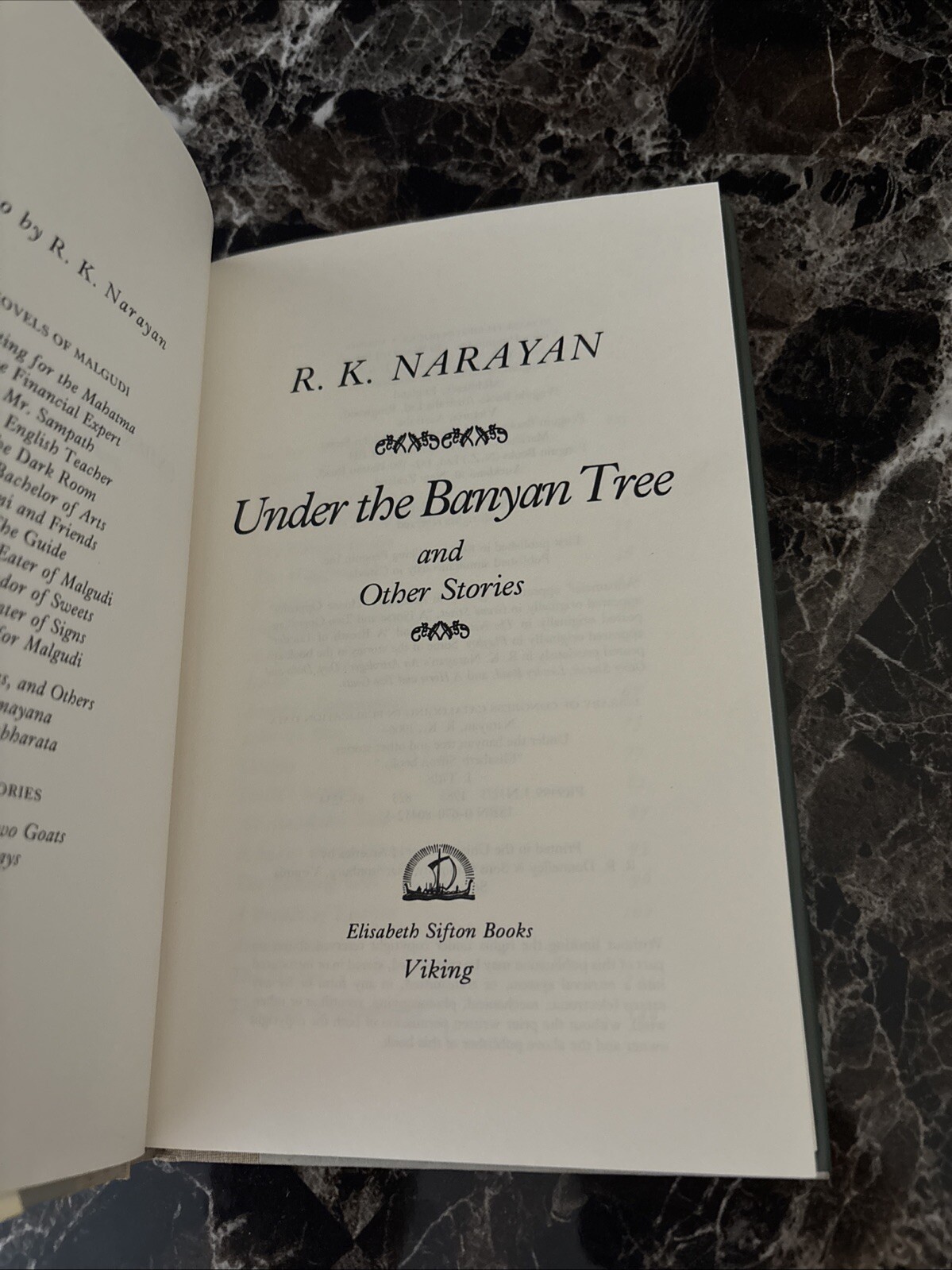 Under The Banyan Tree and Other Stories by R. K. Narayan (1985, Hardcover)