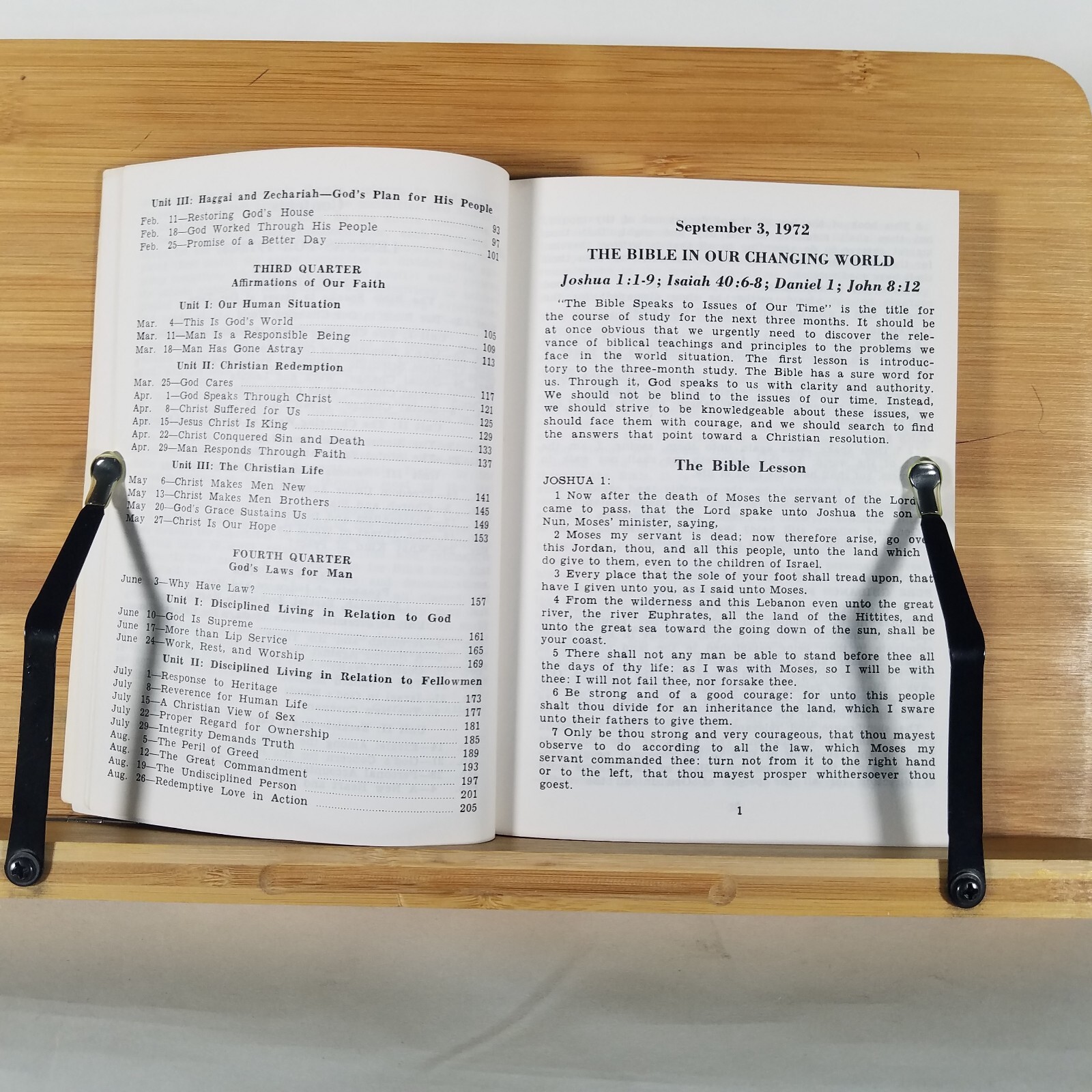 POINTS FOR EMPHASIS 1972-73 by Clifton J Allen Southern Baptist – Larger Type Ed