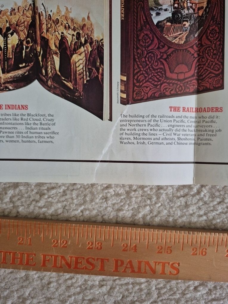 Time Life Books, The Old West Series, Promotional Poster, 22″×34″