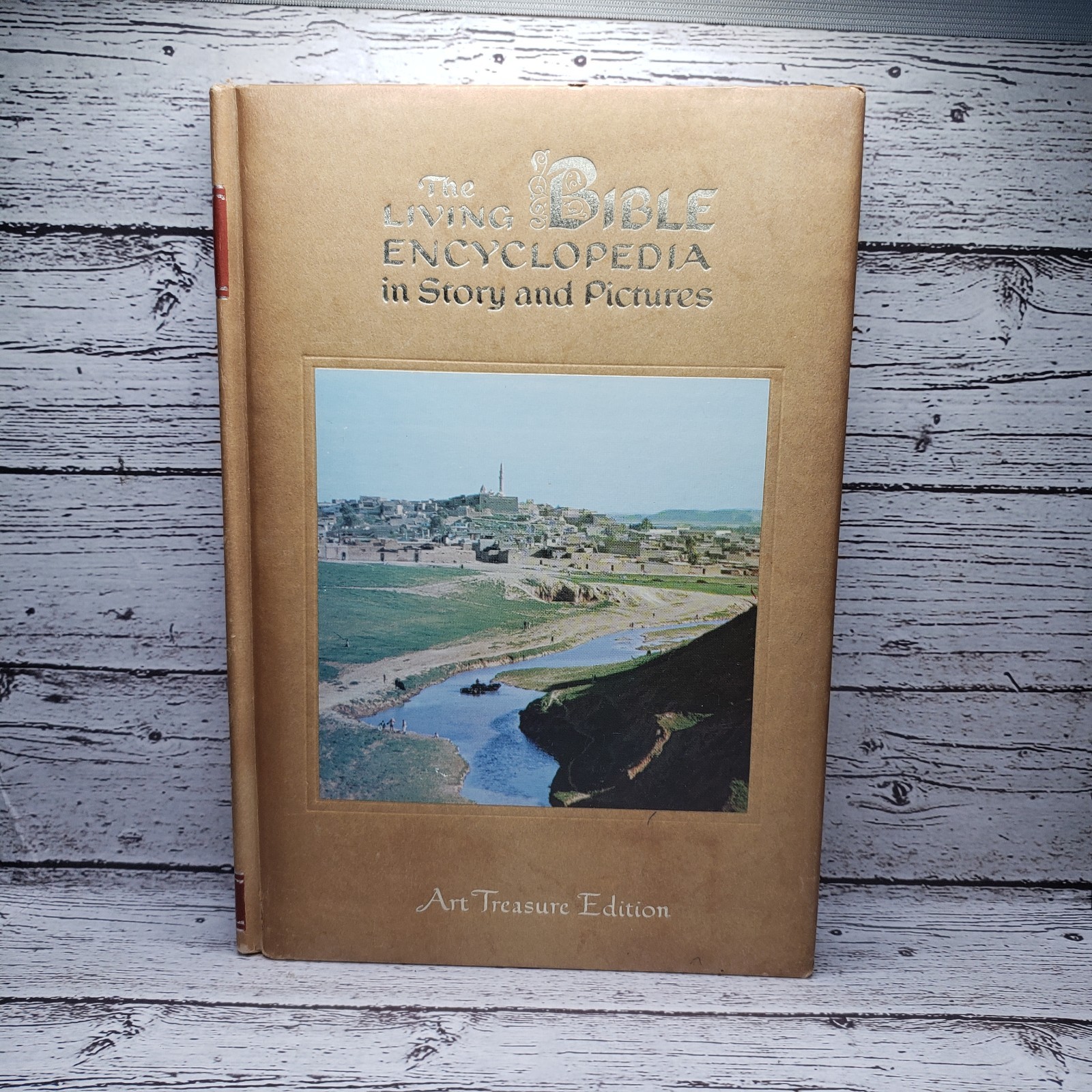 Lot of 9 THE LIVING BIBLE ENCYCLOPEDIA IN STORY AND PICTURES Vol 1, 9-16 HC 1968