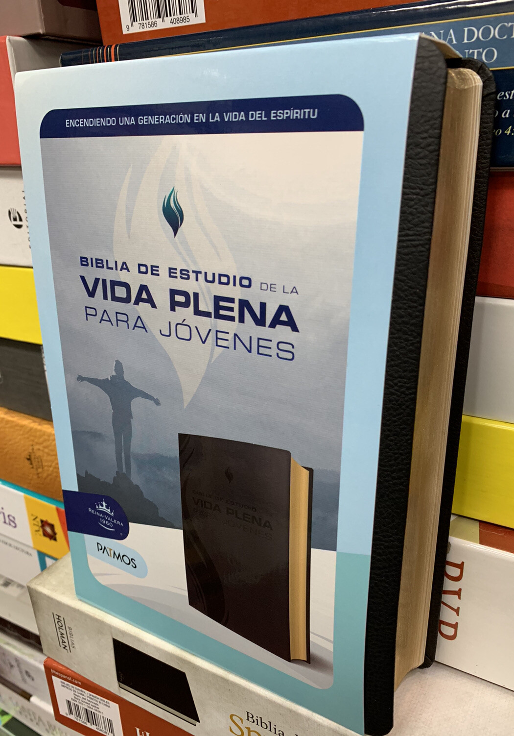 BIBLIA DE ESTUDIO DE LA VIDA PLENA PARA JÓVENES REINA VALERA 1960 NEGRO PIEL IMI