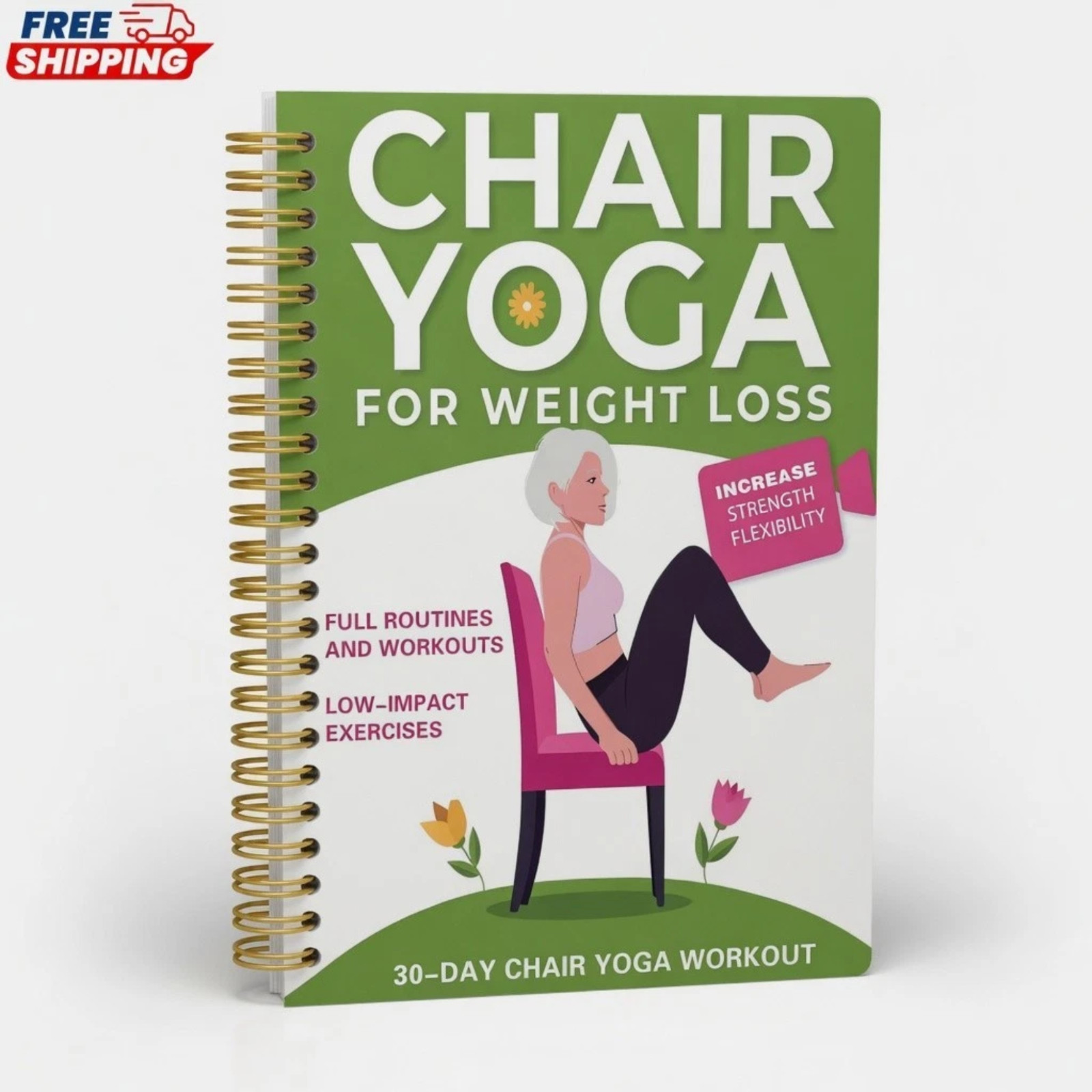 Chair Yoga for Weight Loss – 50+ Low‑Impact Exercises for Seniors & Adults