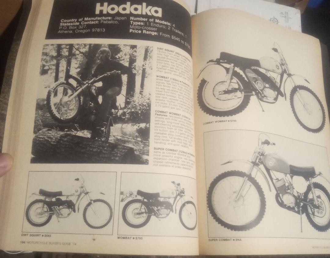 Petersen’s Motorcycle Buyer’s Guide 1974 Full of Information with 192 Pages