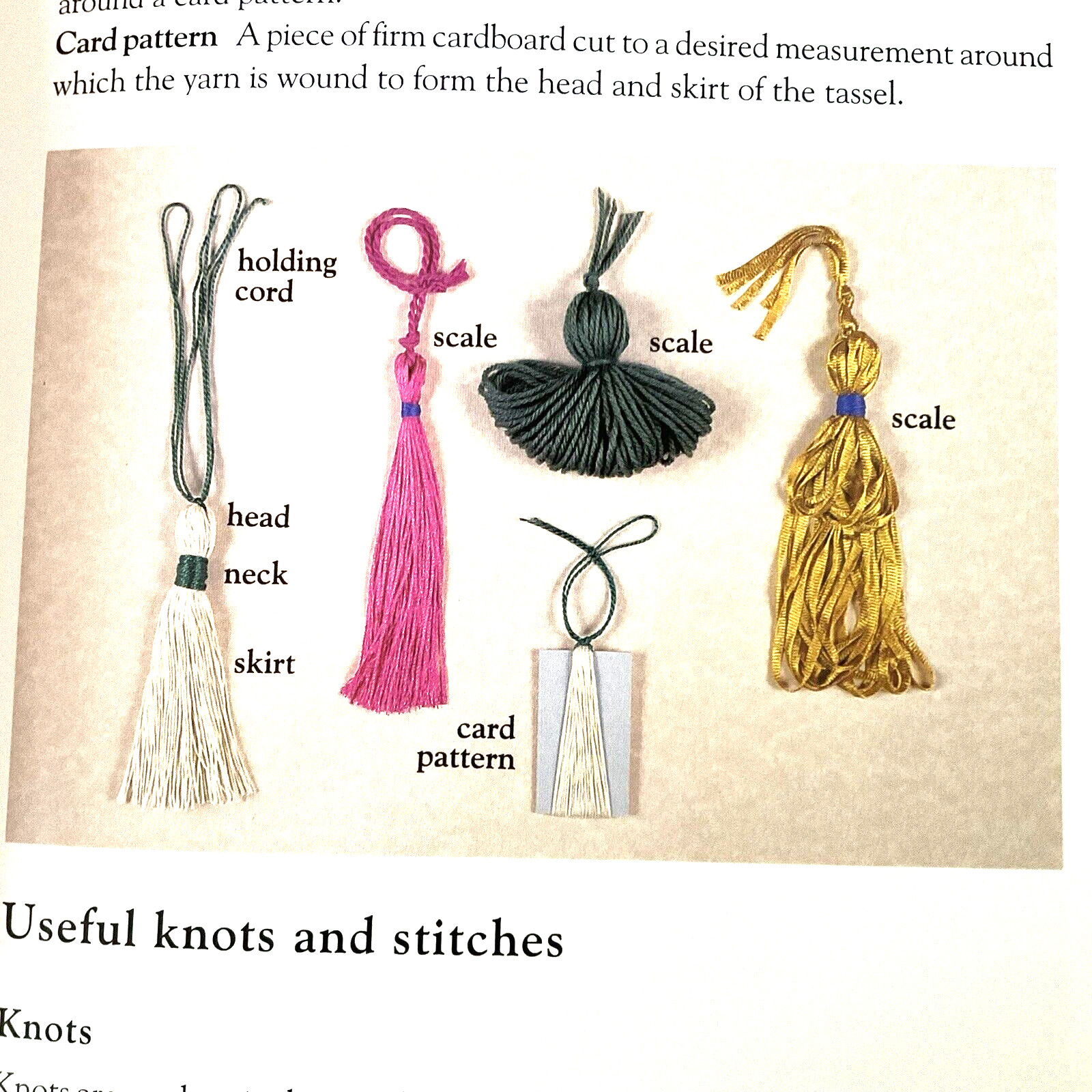 Decorative Tassels and Cords Paperback By Effie Mitrofanis 72 Pages Good Cond