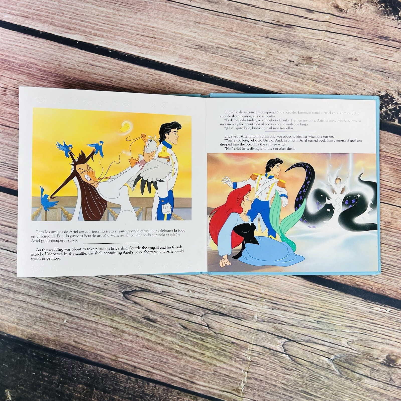 La Sirenita / The Little Mermaid (Libro de Disney en Español & English
