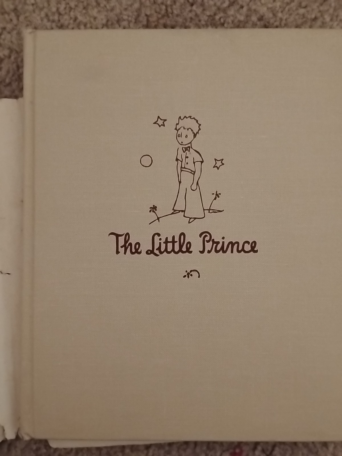 1943, THE LITTLE PRINCE by Antoine De Saint-Exupery, HBw/dj 1st AMERICAN PR, G