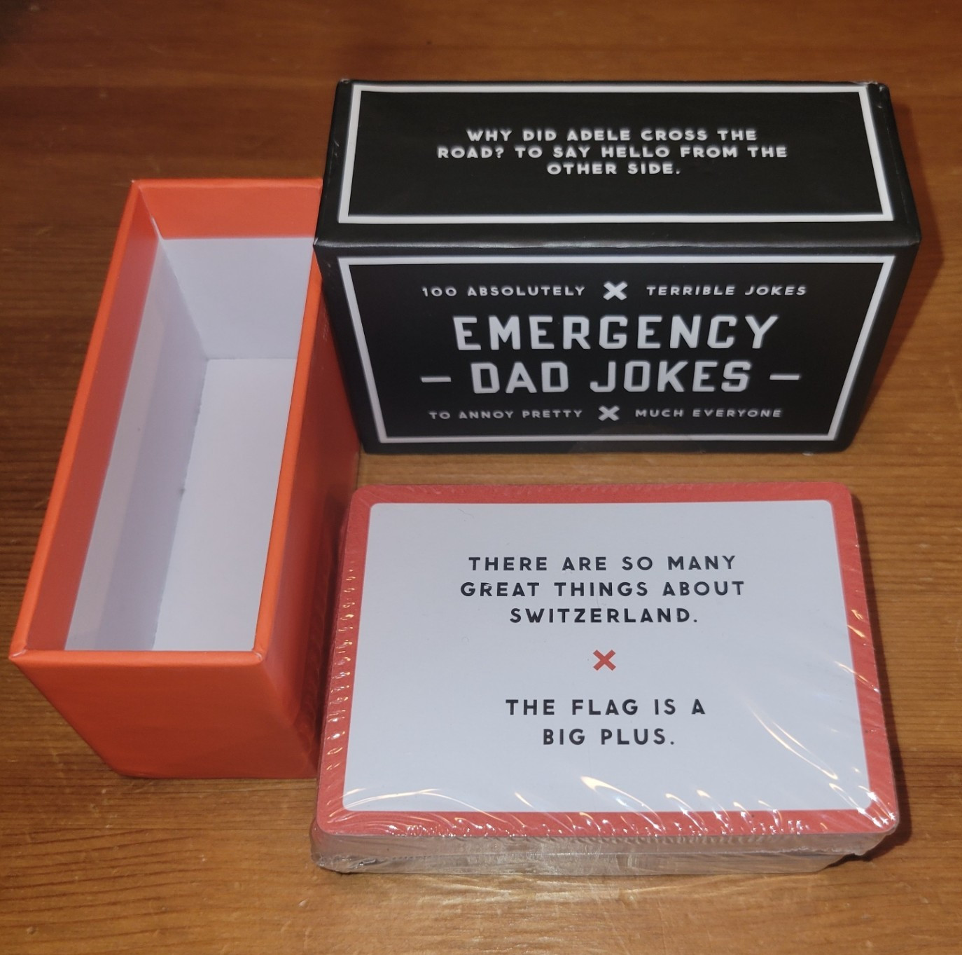 Emergency Dad Jokes – Cards By Brass Monkey – VERY GOOD