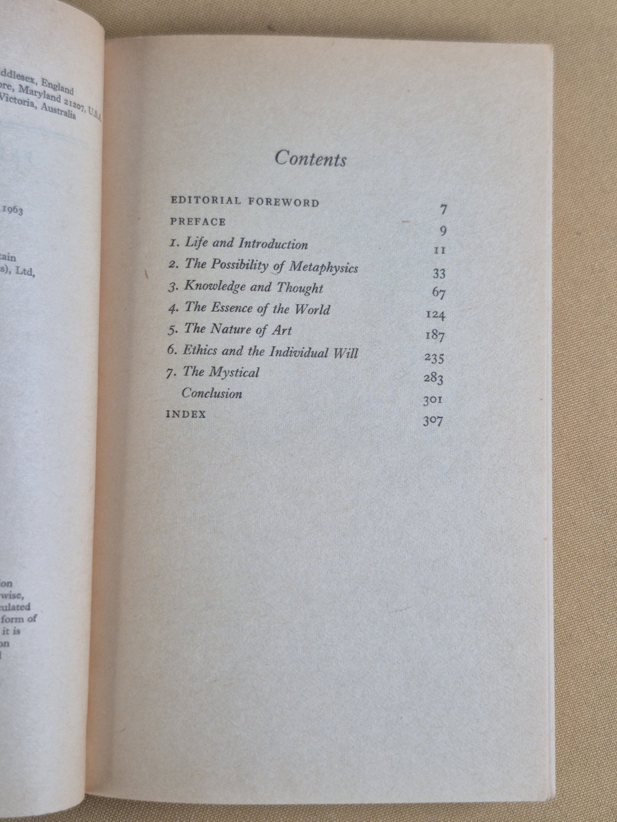 Schopenhauer – A Pelican Original – Patrick Gardiner – Penguin 1971 Mass Market