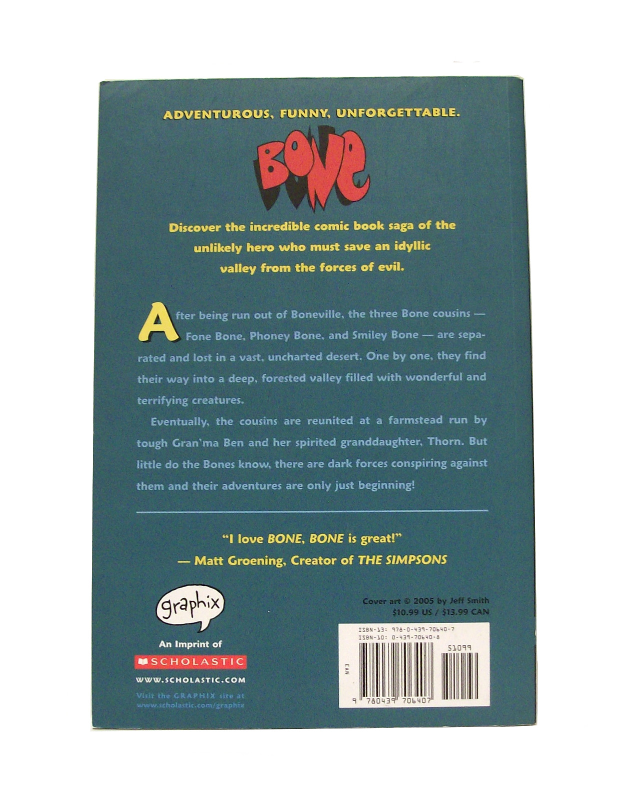 BONE: OUT FROM BONEVILLE (2005, Volume # 1, Graphix/Scholastic) Graphic Novel