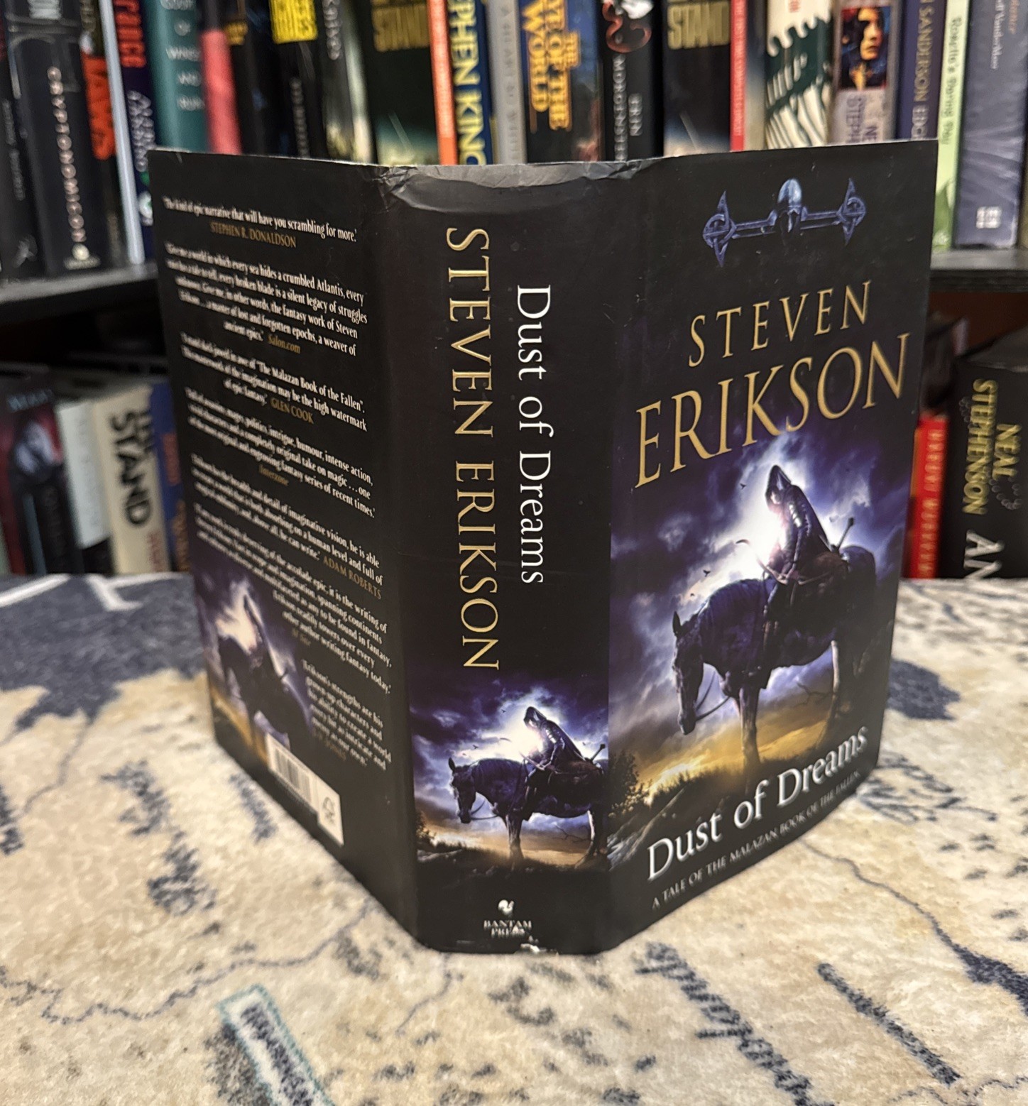 Dust of Dreams – Steven Erikson (Hardcover) Bantam First Edition/Print, Ex-Lib.