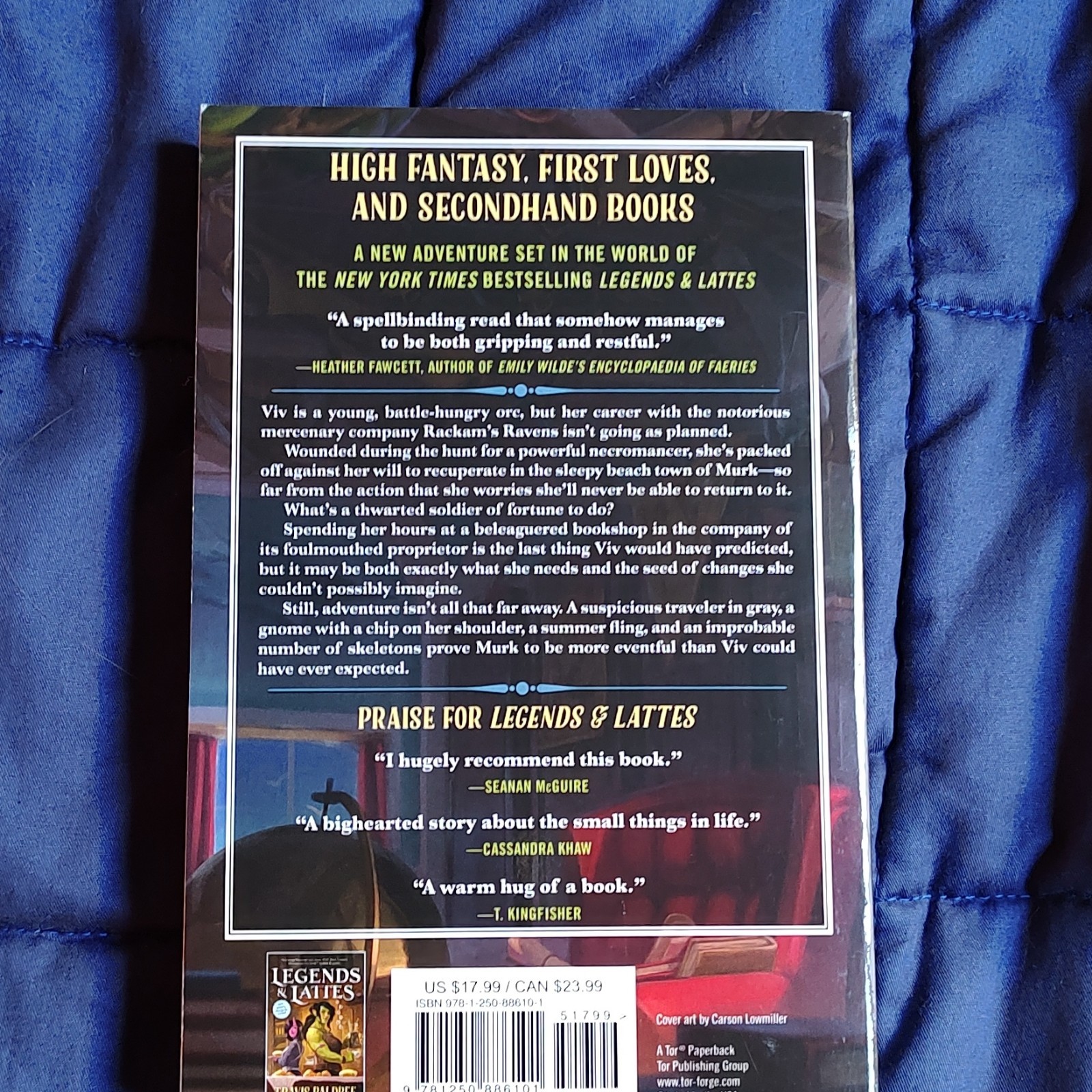 Bookshops & Bonedust, Legends & Lattes by Travis Baldree, Paperback Fantasy, Set