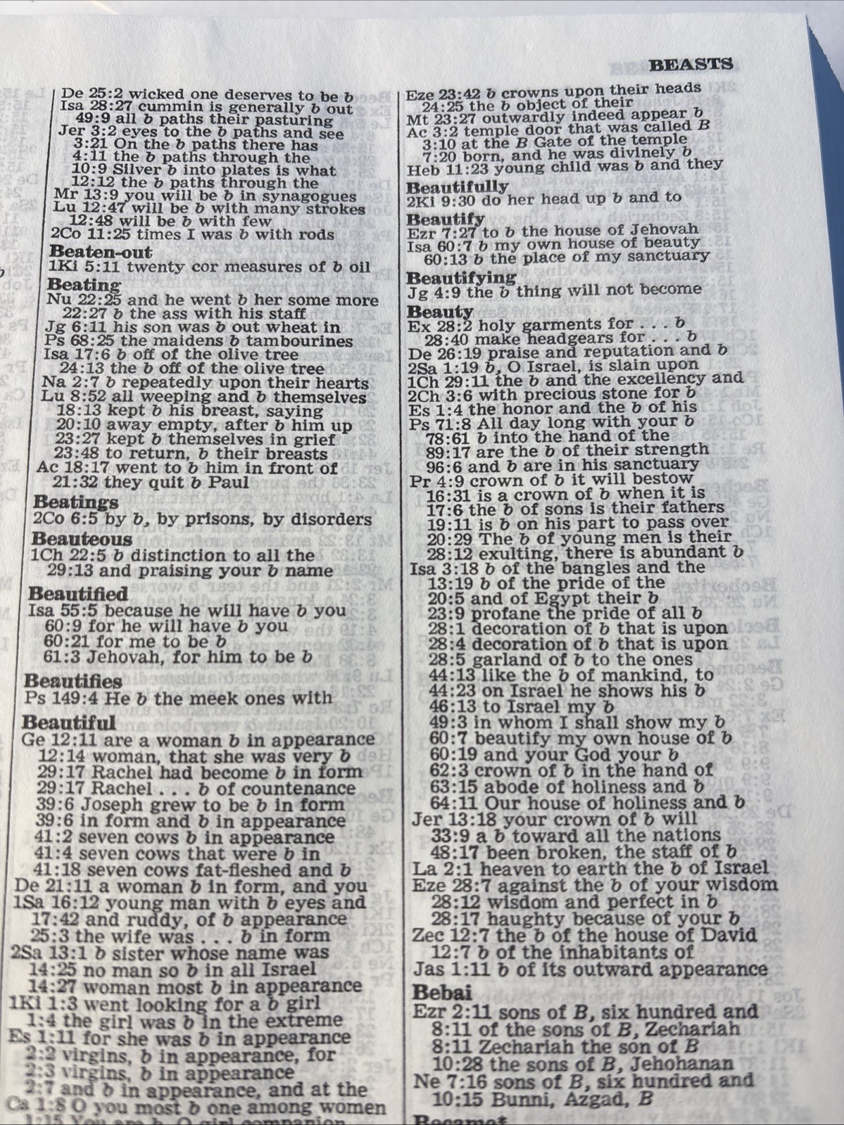 Comprehensive Concordance Of The New World Translation Of The Holy Script., 1st