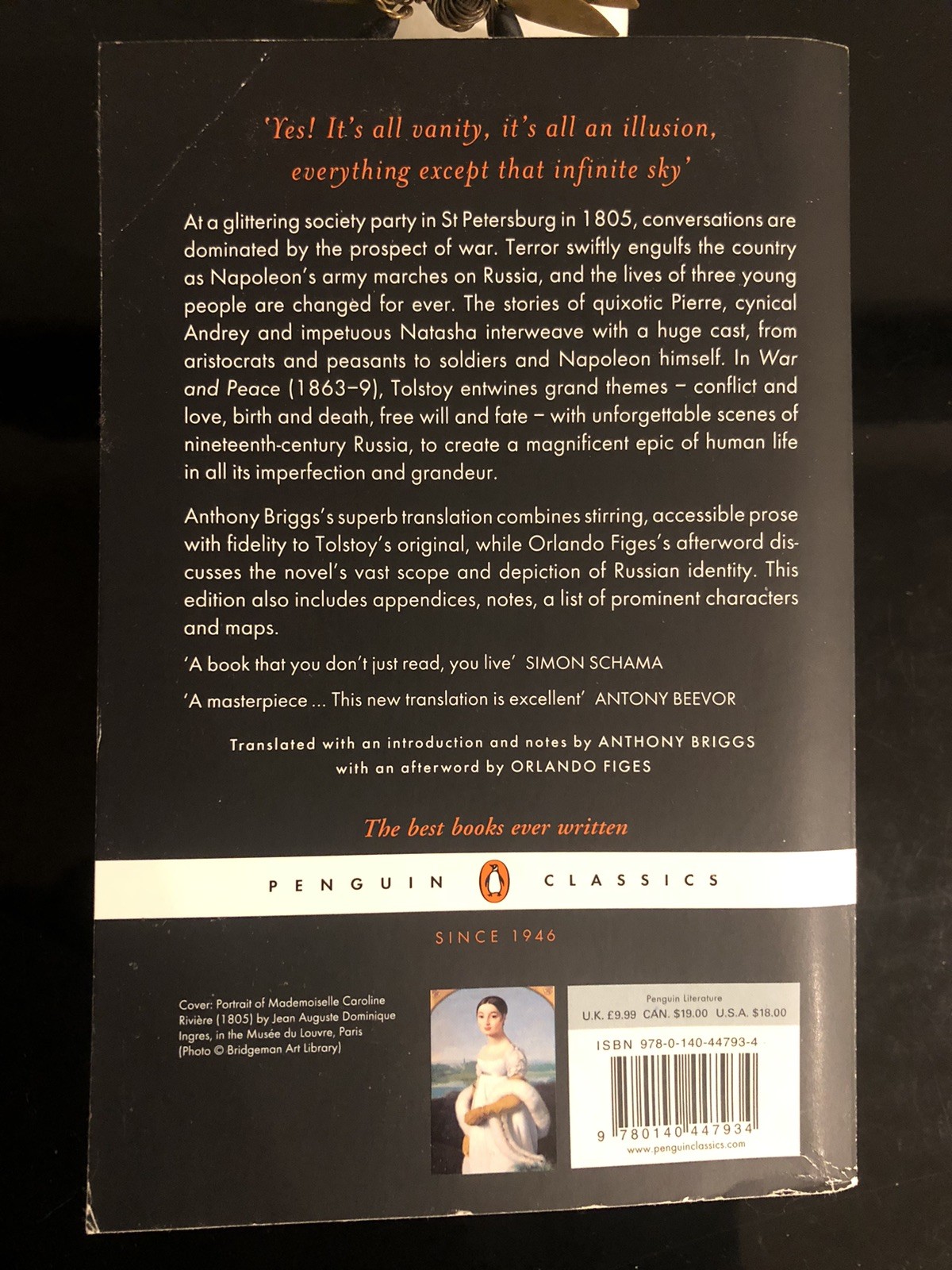Leo Tolstoy War And Peace Penguin Classics UK 2007 Edition Good Condition