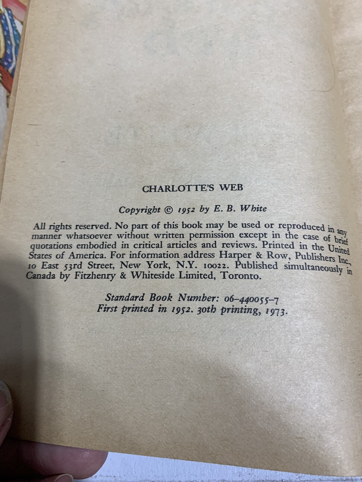 Vintage Traditional Children’s Books Charlotte’s Web, Wizard of Oz & Judy Blume