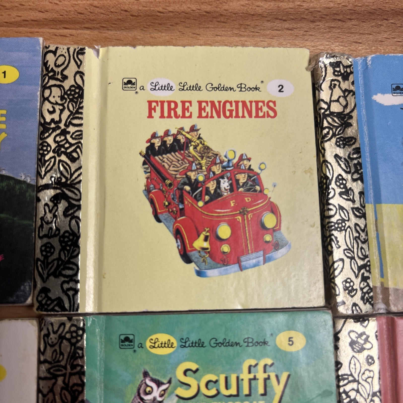 Vintage Little Little Golden Books Mini Lot Of 9