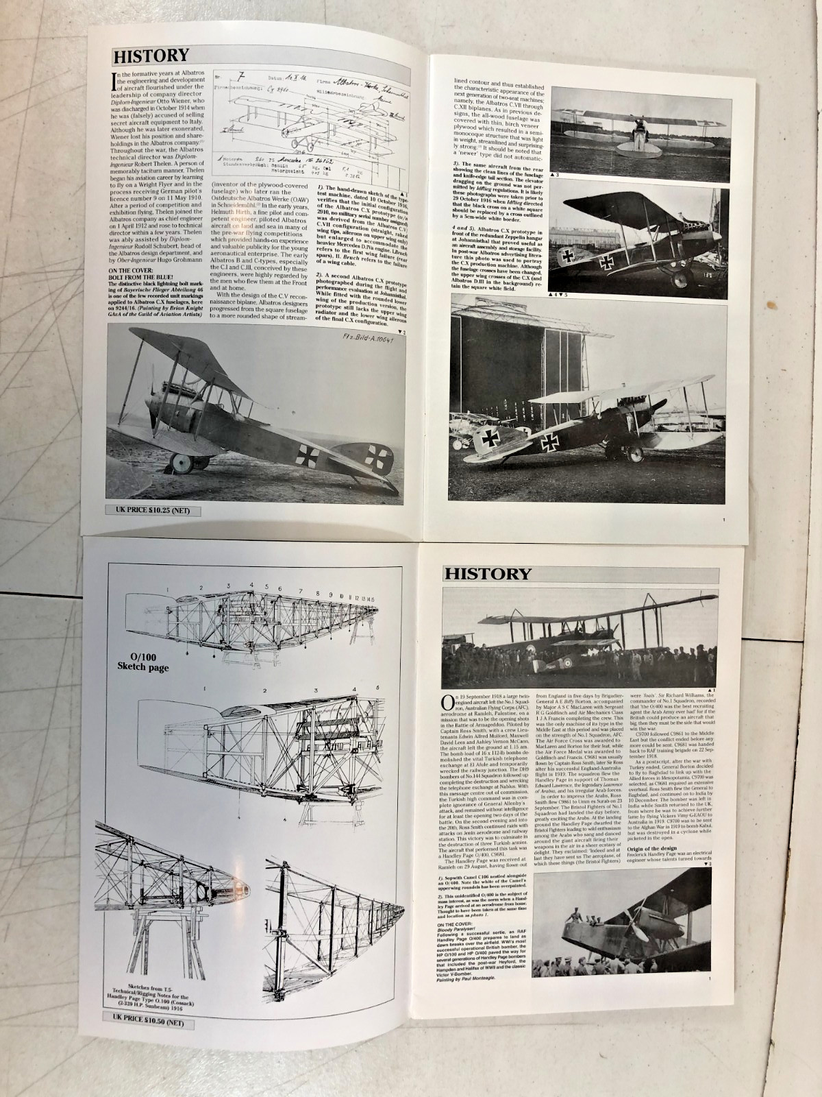 Windsock Datafile Collection, Lot of 9, 110-119, E-50