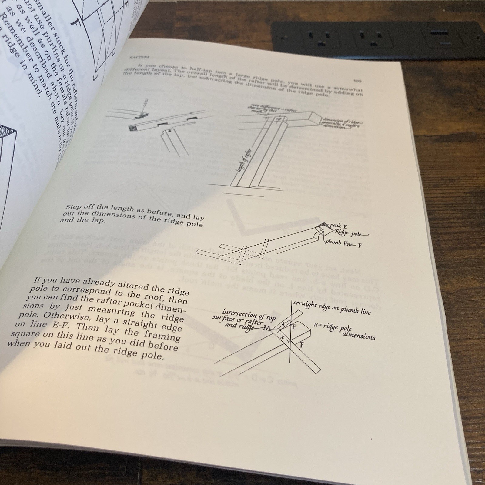 Vtg Timber Framing Book Elliott Wallas Building Shed Home Drawings 1977 Diagrams