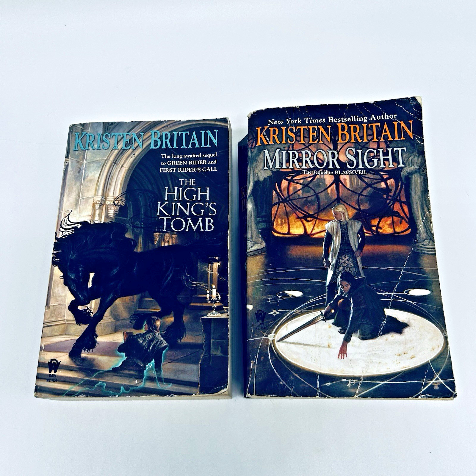 Green Rider Series Books #1-3, 5-6 by Kristen Britain Paperback Books Lot of 5