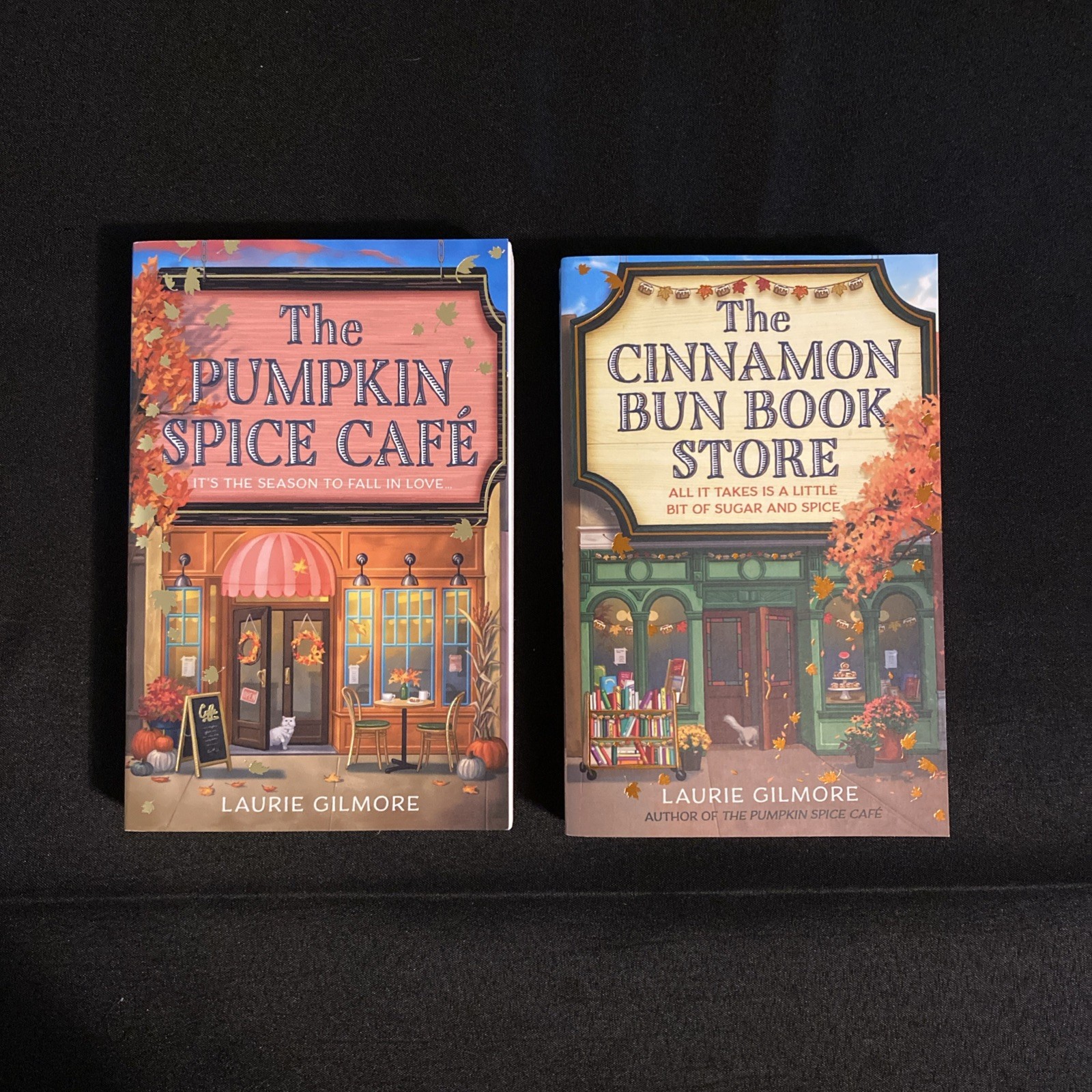 Laurie Gilmore Set Of 2 Books: Pumpkin Spice Cafe, Cinnamon Bun Book Store