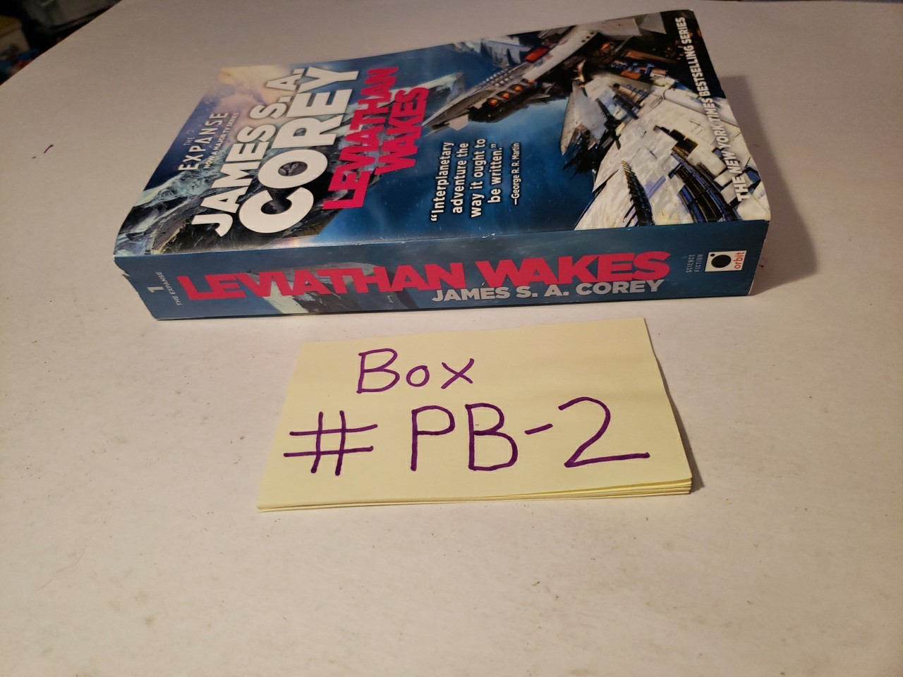 Leviathan Wakes Expanse Series Trade Paperback Book James S A Corey Scifi Space