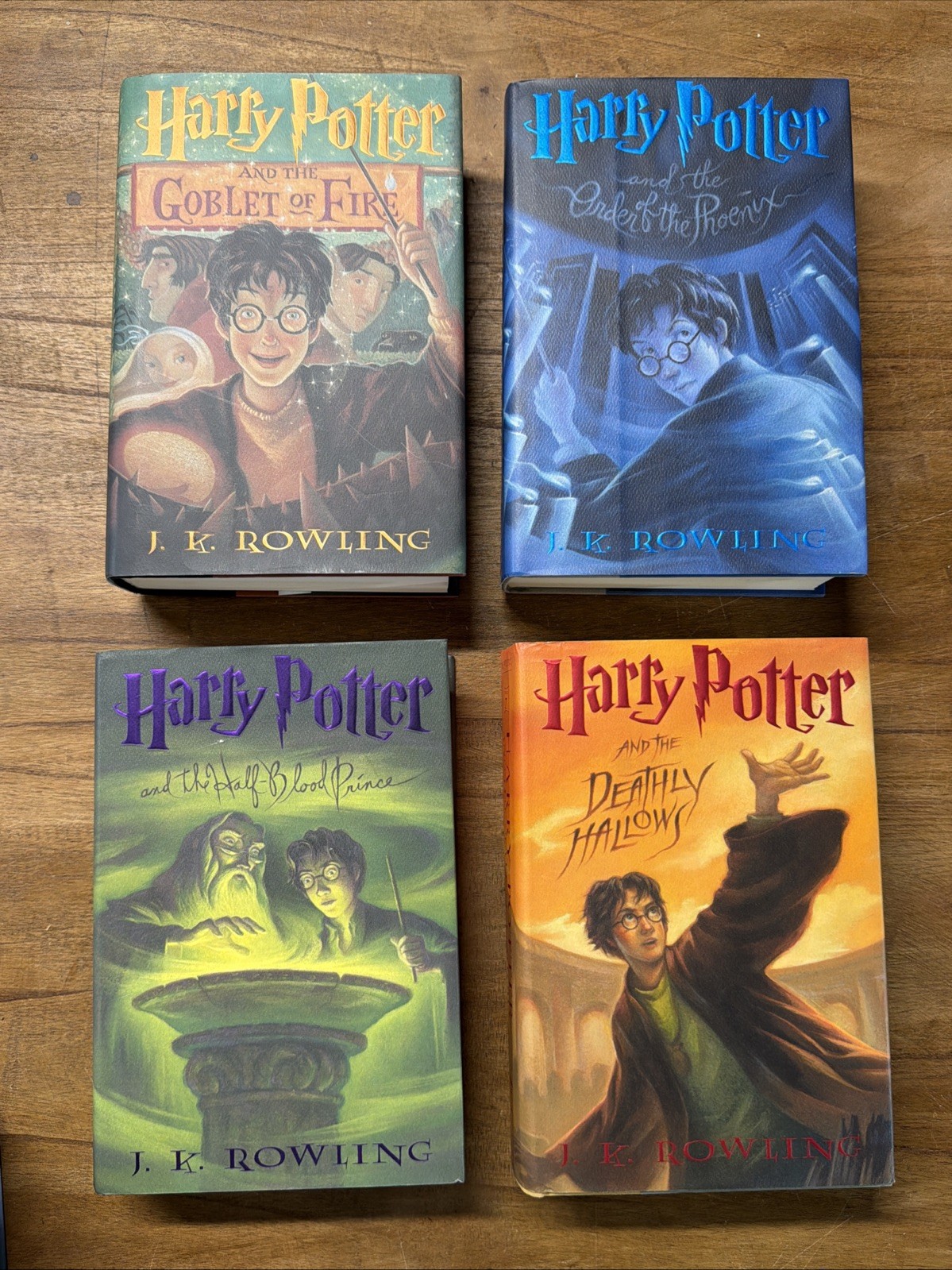 Harry Potter HP Hardcover Complete Set 1-7 Most First American Edition Rowling