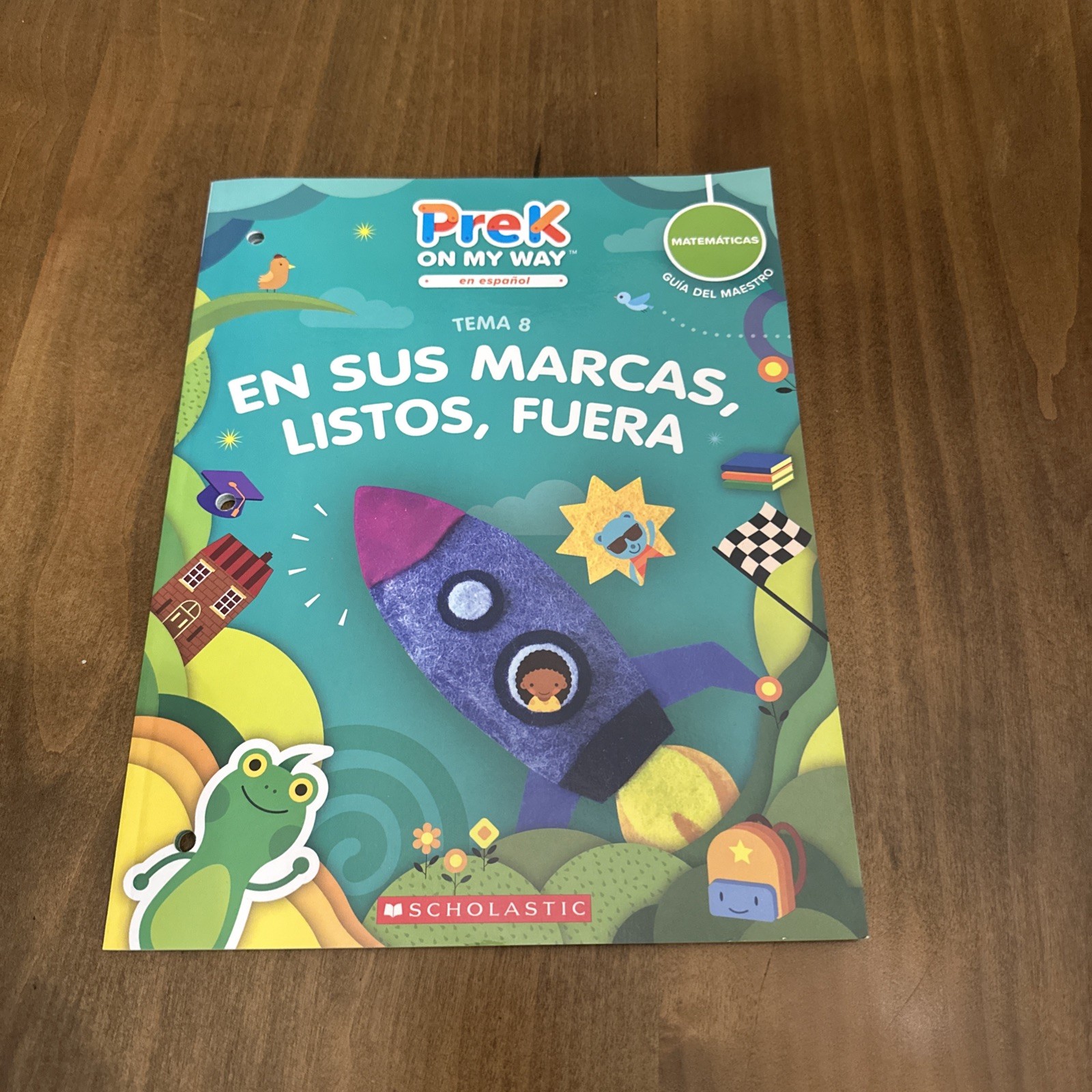 Scholastic Pre K On My Way Espanol Spanish Theme 1,3,8 Teaching Guide Vocabulary