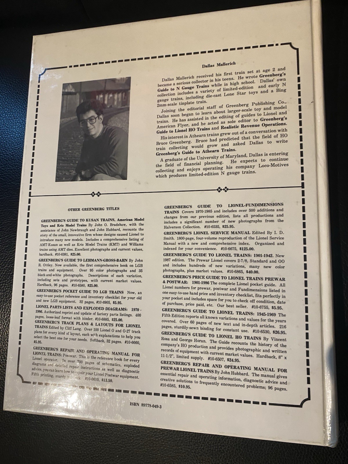 greenberg’s guide to athearn trains book, by dallas j. mallerich iii, 1987 Hard