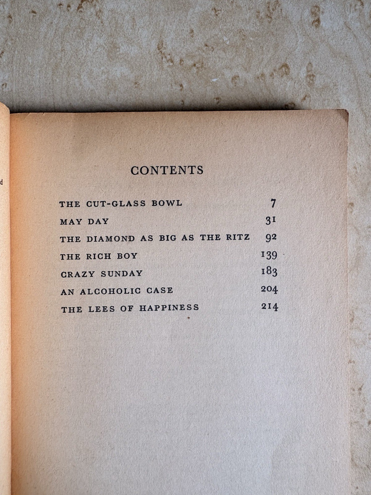 F. Scott Fitzgerald Diamond as Big as the Ritz & Other Stories