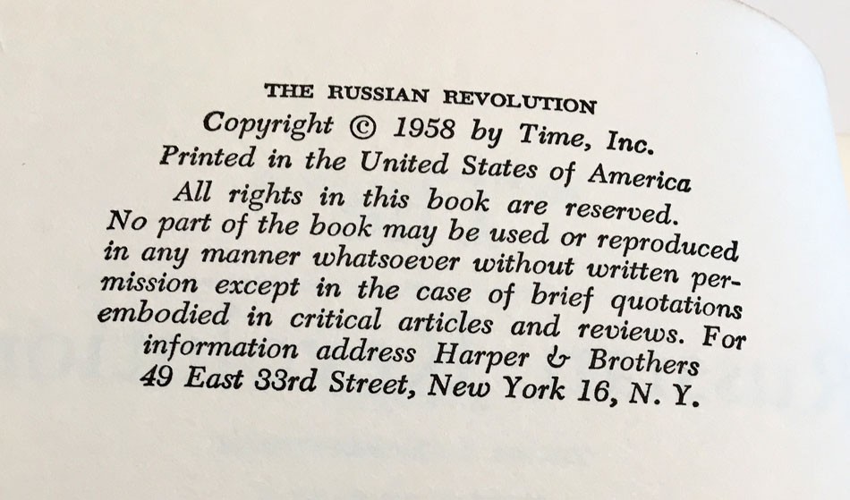 THE RUSSIAN REVOLUTION BY ALAN MOOREHEAD HC 1ST ED 1958 301 PAGES DUSTJACKET