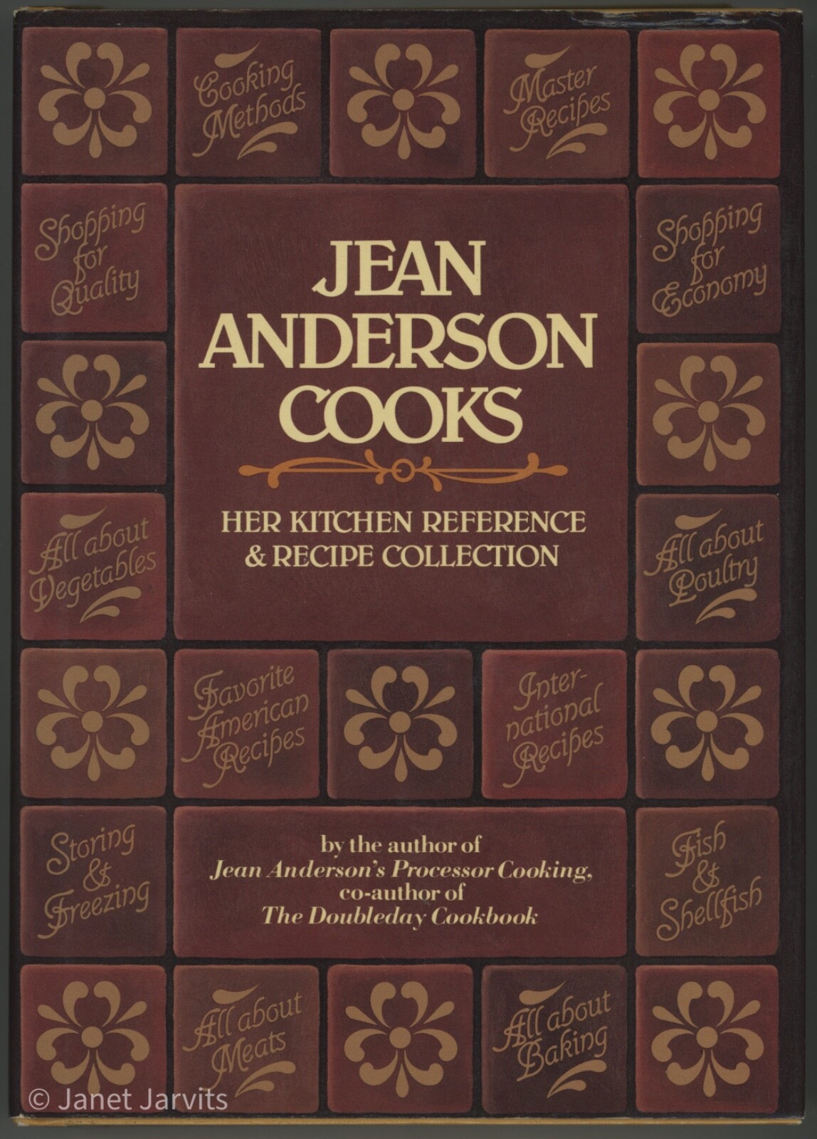 JEAN ANDERSON COOKS Cookbook Her Kitchen Reference & Recipe Collection 1ST/DJ