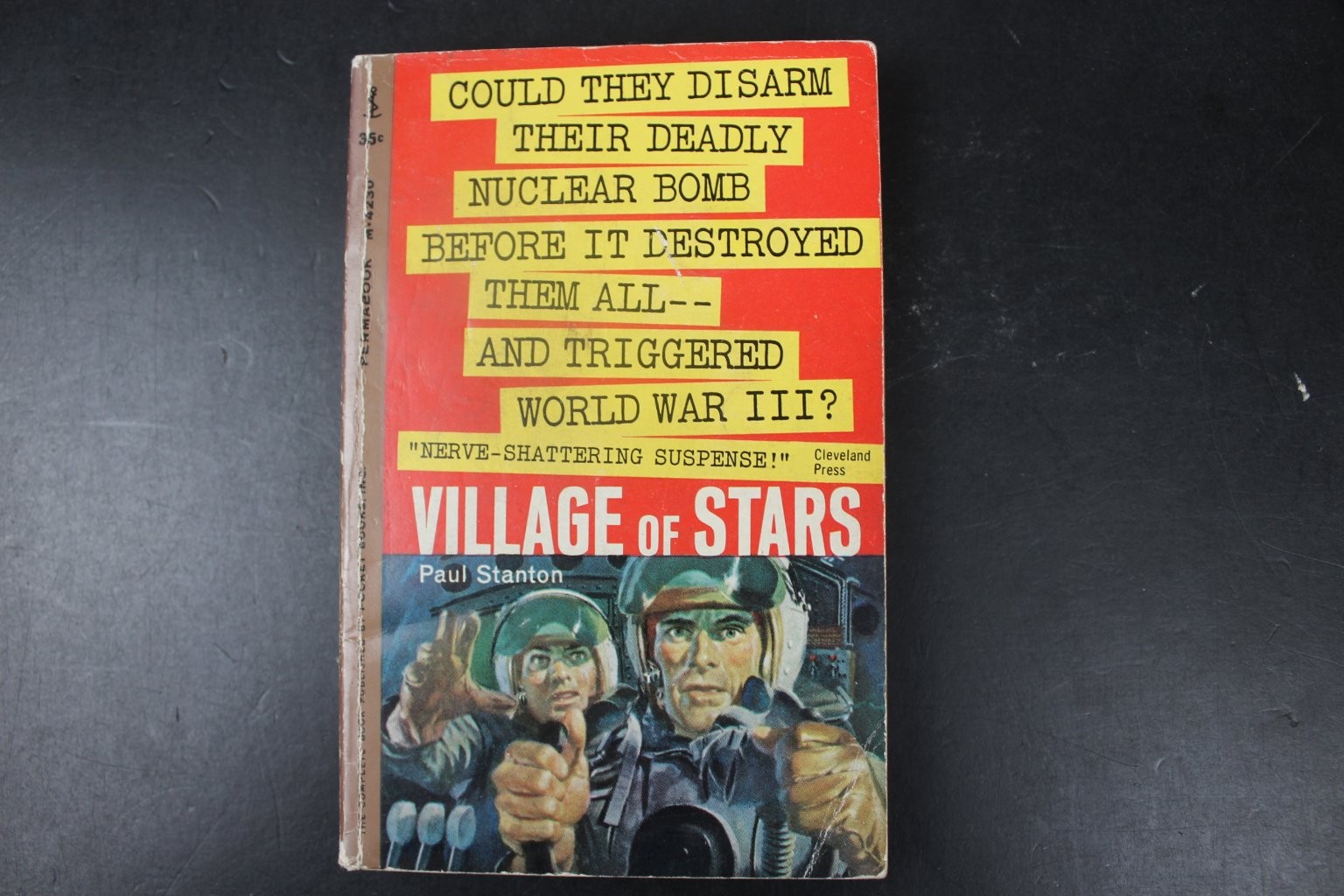 Village of Stars Paul Stanton 1962 Permabook 1st Printing Cold War Thriller PB