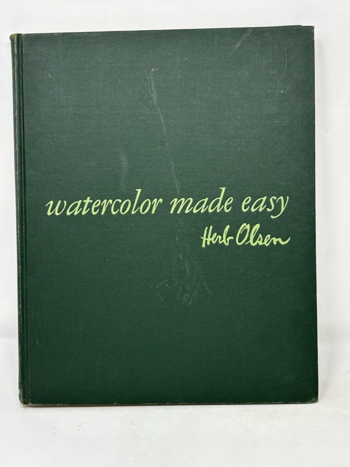 Watercolor Made Easy Vol. 1 by Herb Olsen HC no DJ 112 pages VTG