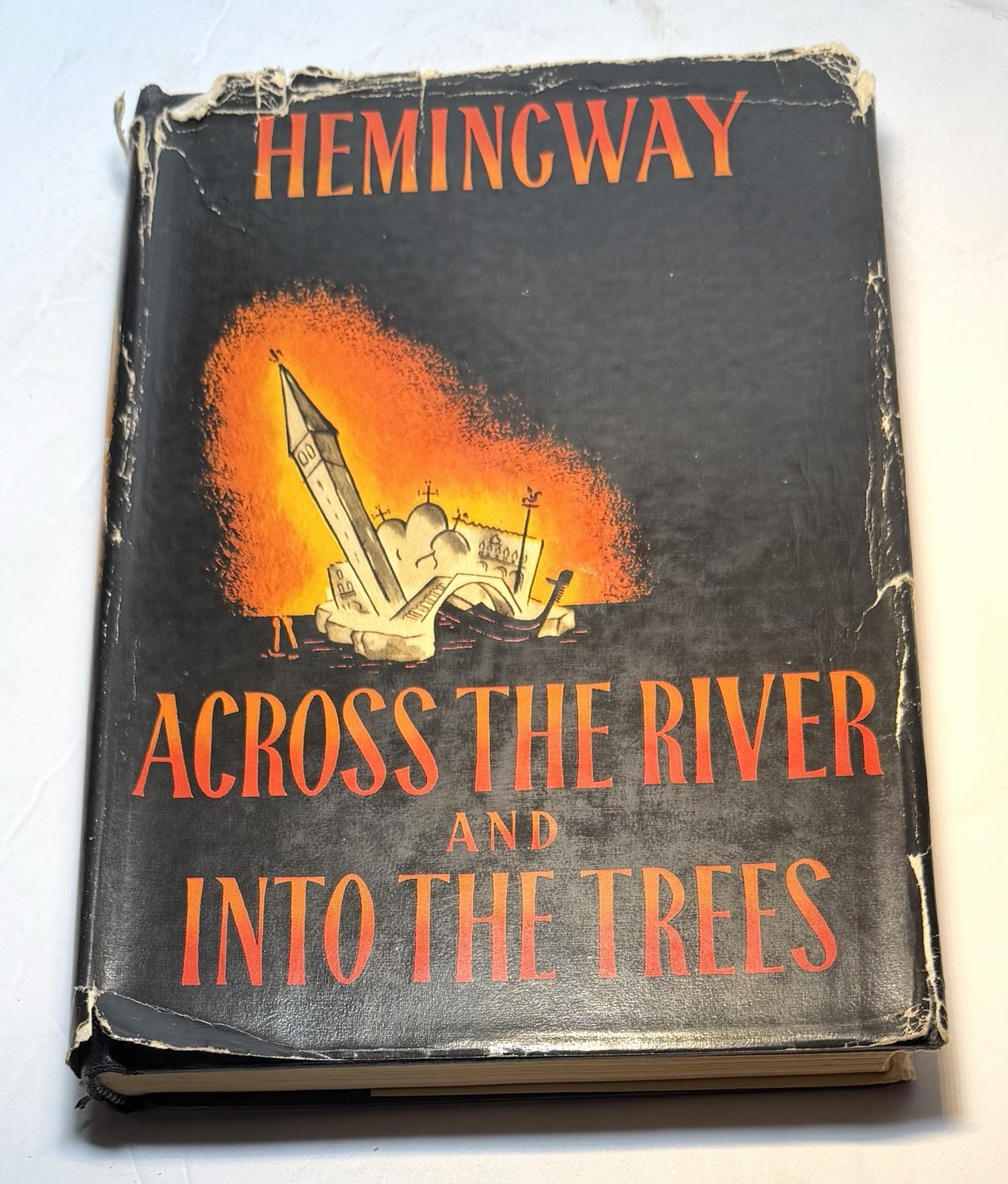 Ernest Hemingway Across The River Into The Trees 1950 First Edition A DJ