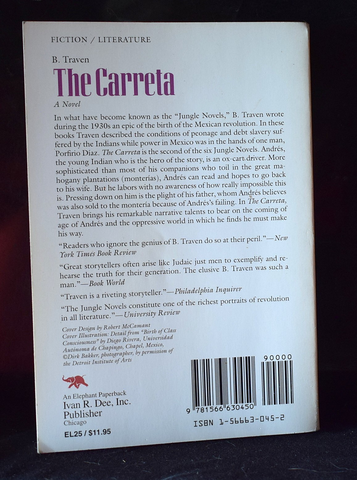 The Carretta (Jungle Novels) by B. Traven ~ c 1994 ~ Pages 264 ~ Paperback