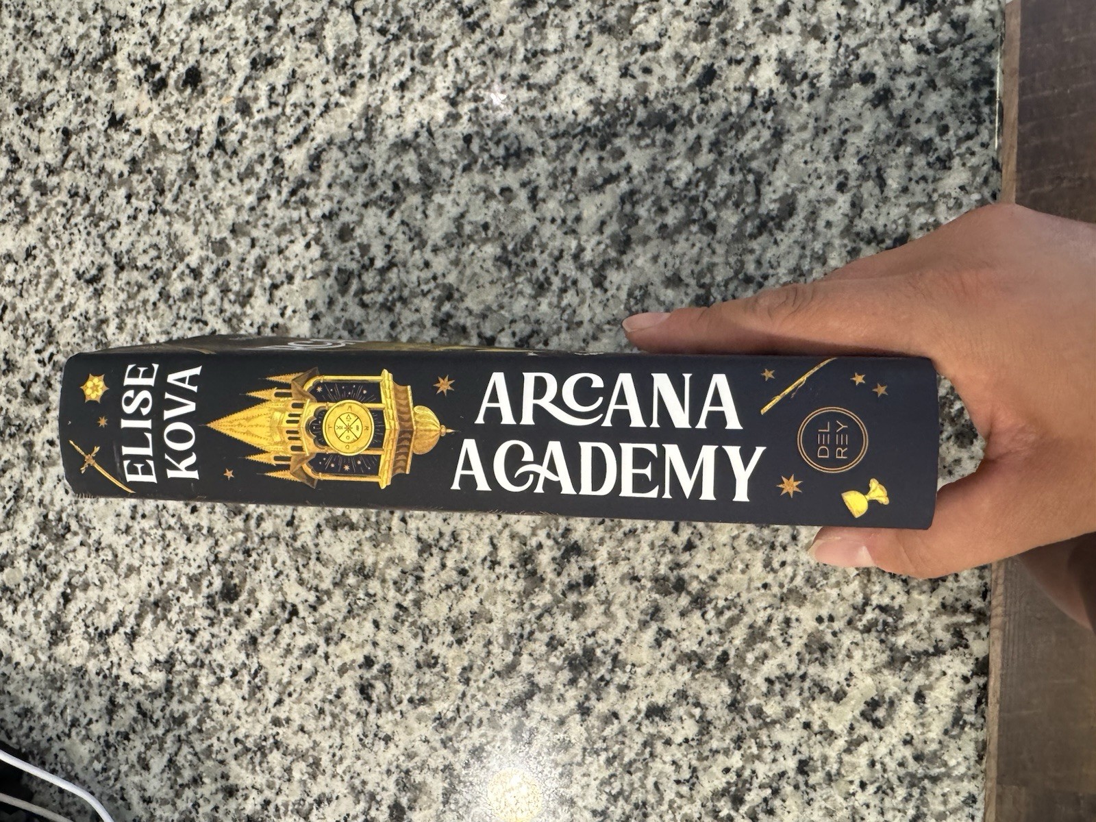 Arcana Academy Book 1 Hardcover Novel by Elise Kova (2025) Dust Jacket