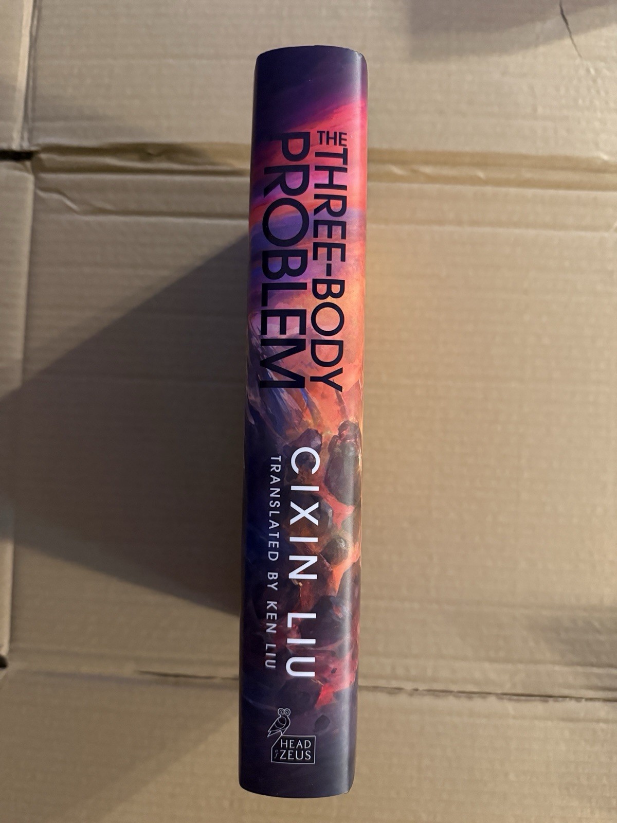 Three Body Problem Cixin Liu Broken Binding Stamped/Signed First Edition