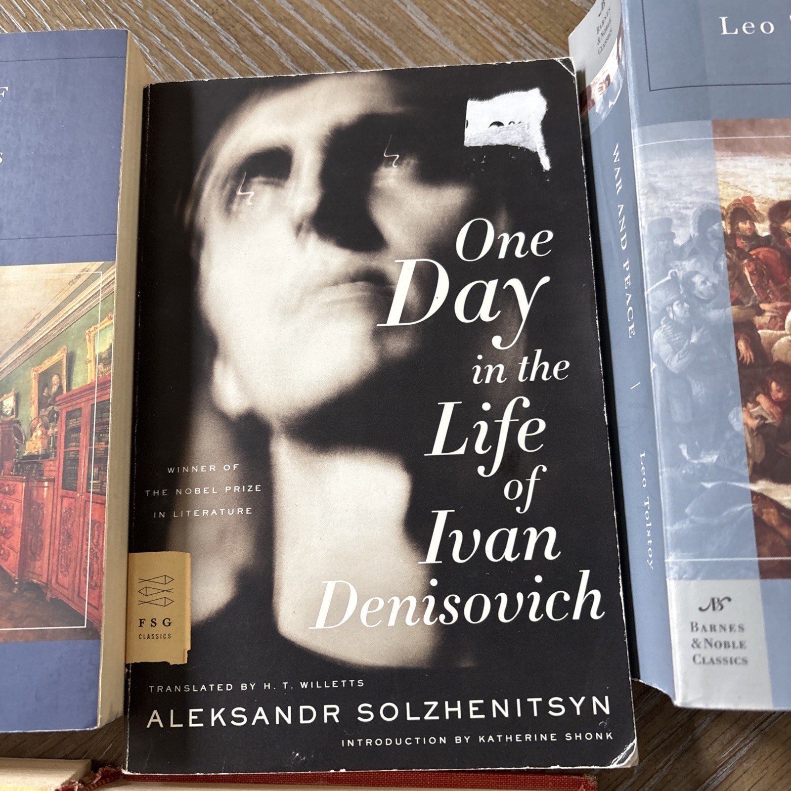 Lot of 6 Russian Book Crime and Punishment Fyodor Dostoyevsky Leo Tolstoy