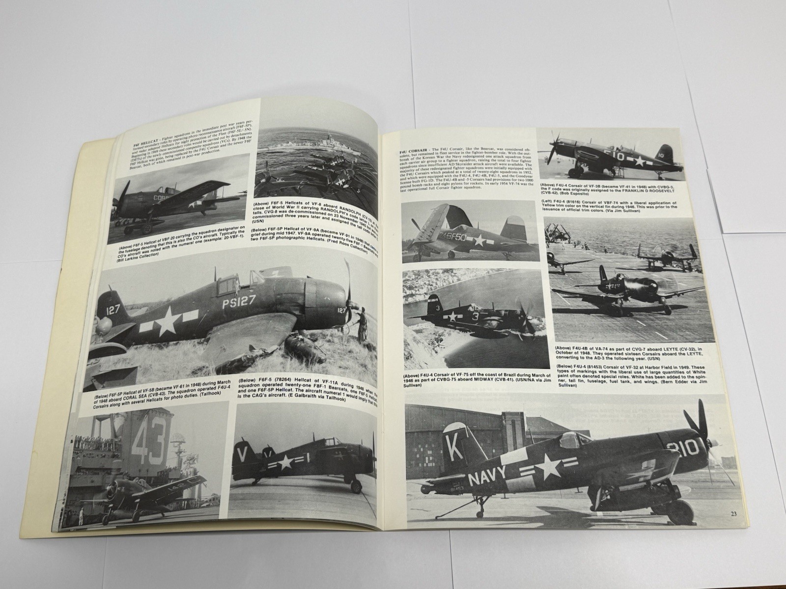 USN Aircraft Carrier Air Units Vol. 1 Squardon/Signal 6160 by Duane Kasulka 1985