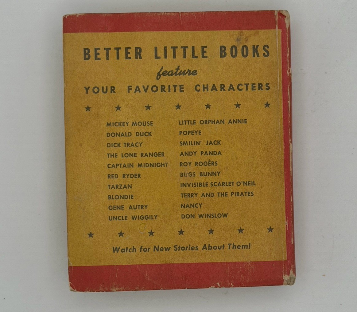 Big Better Little Book Walt Disney’s Brer Rabbit Whitman Publishing Comic 1947