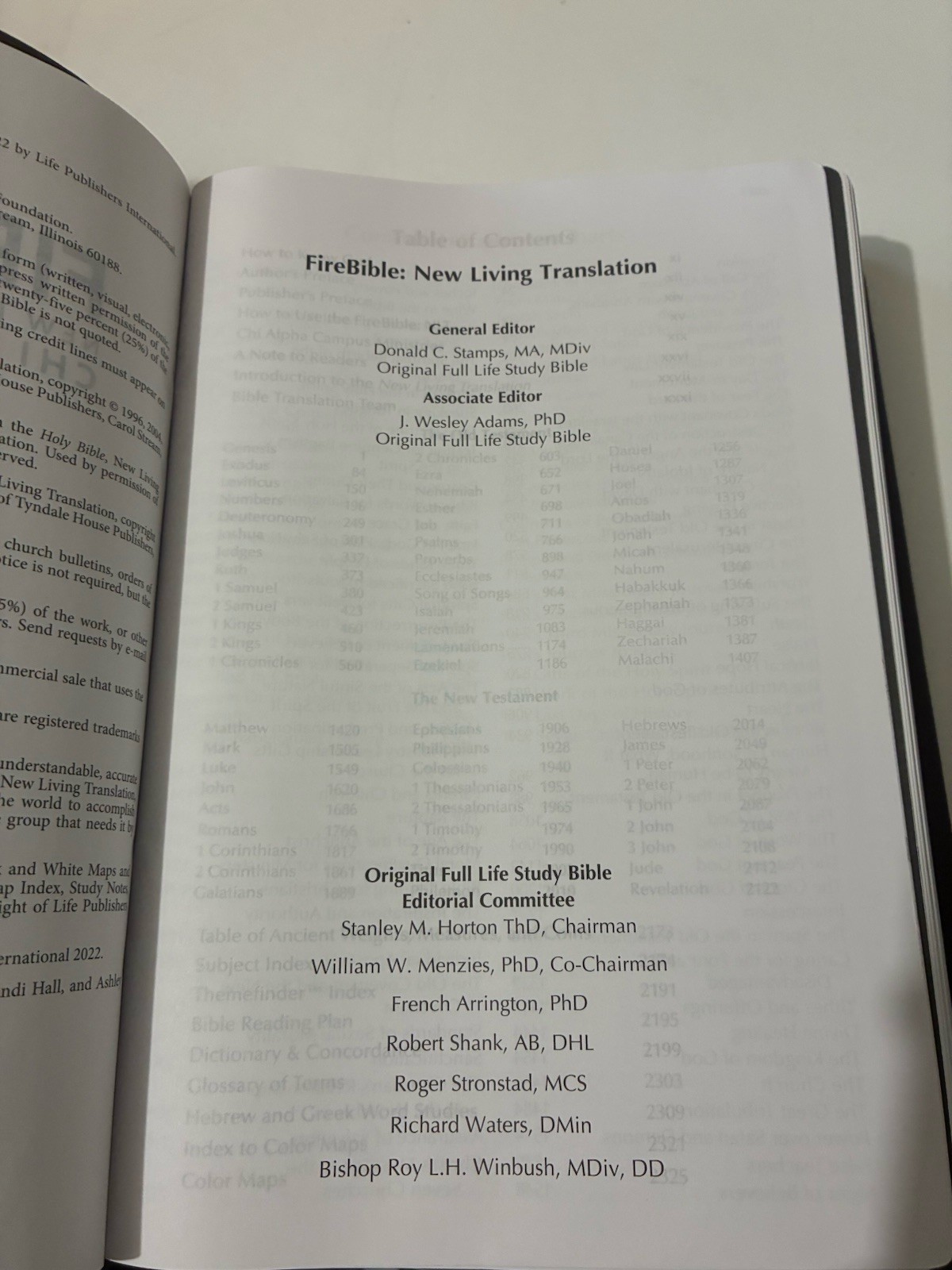 FIRE BIBLE New living Translation Chi Alpha Edition Leather Soft Cover